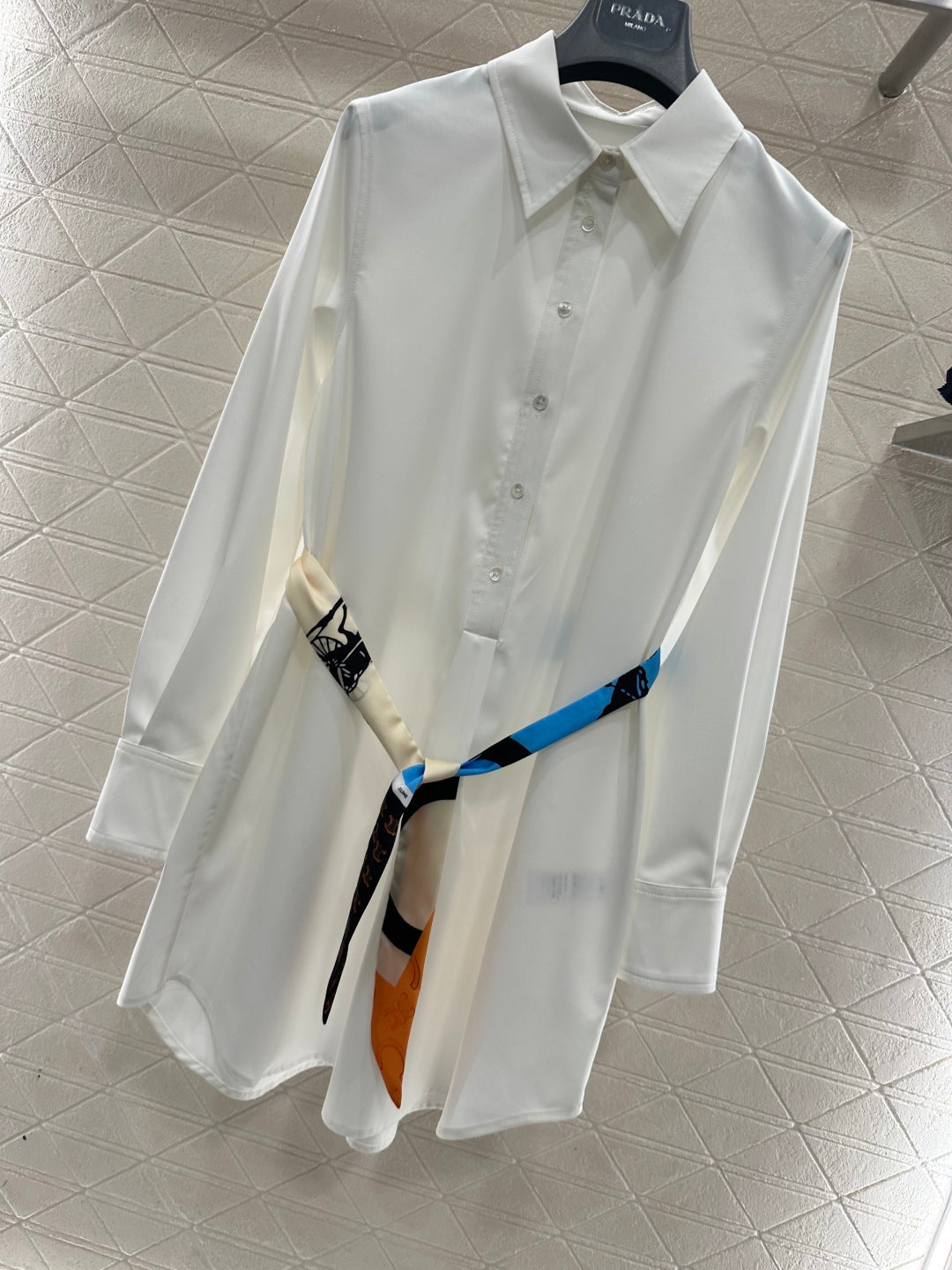 26SS NEW Belted shirt dress