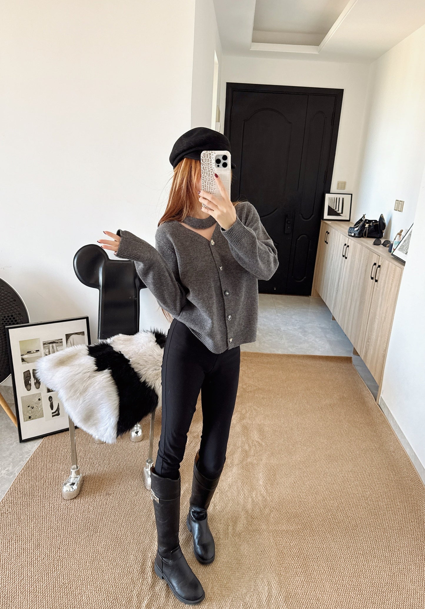 26SS NEUER Wollcardigan