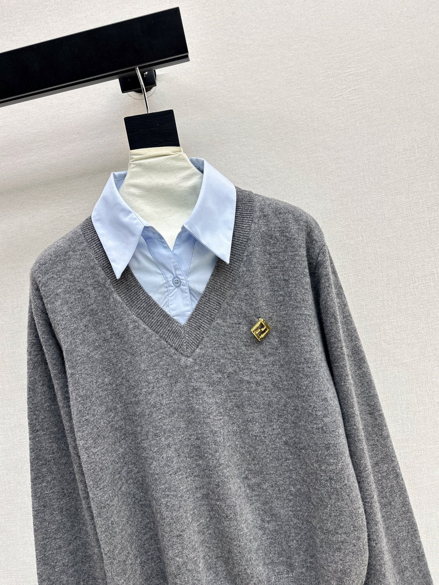 26SS NEW 2in1 knit shirt