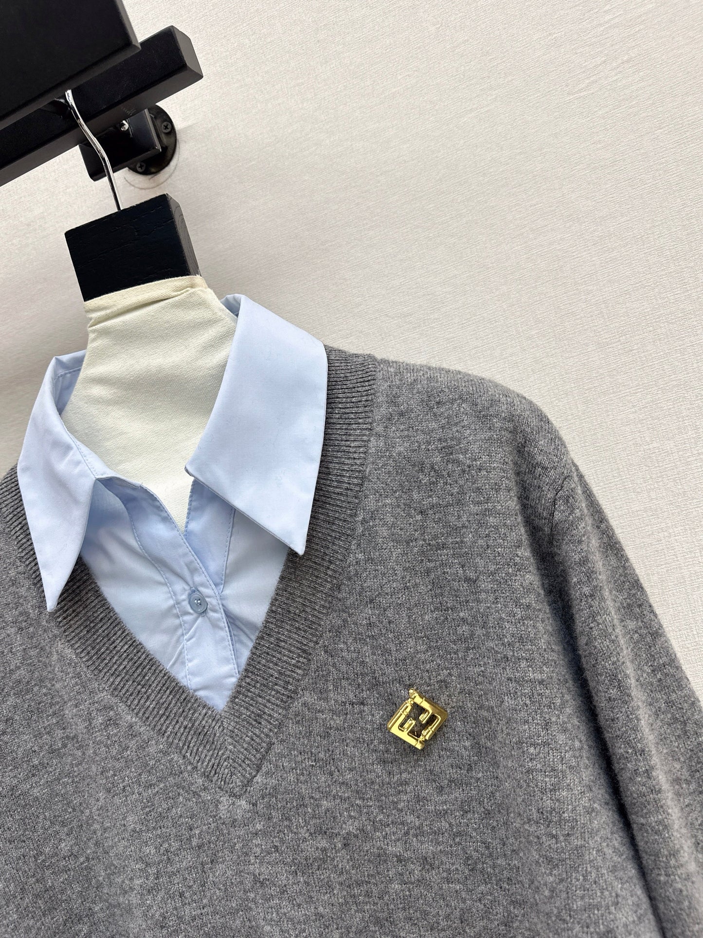 26SS NEW 2in1 knit shirt