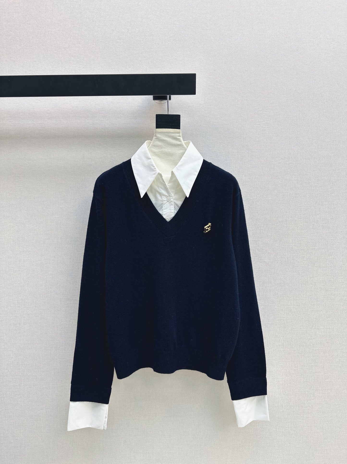 26SS NEW 2in1 knit shirt