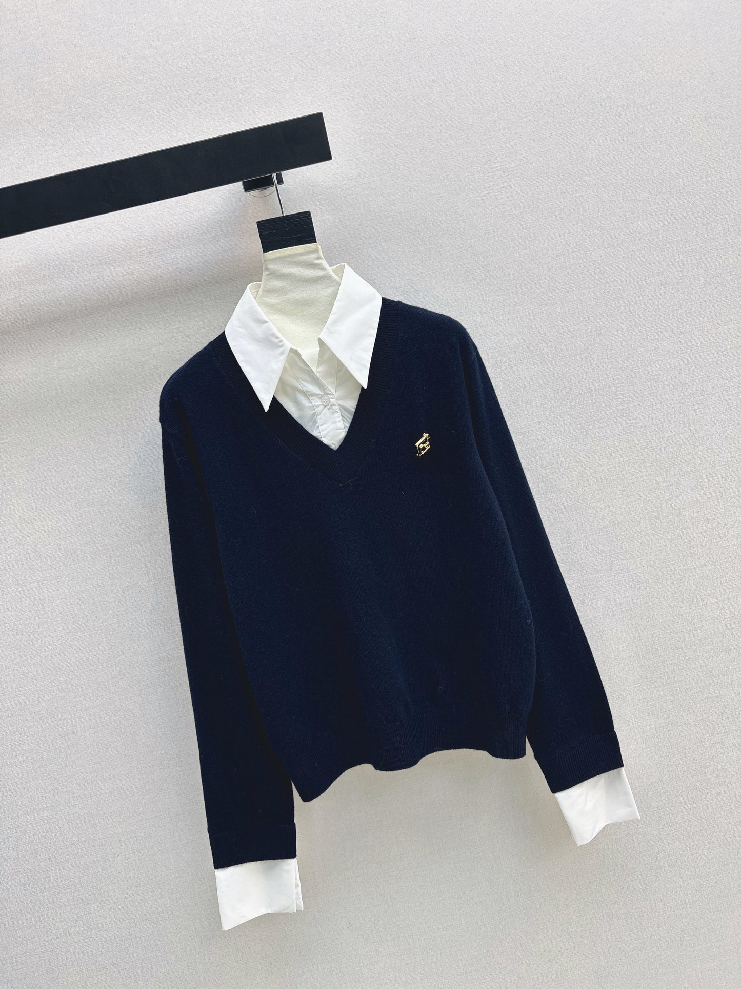 26SS NEW 2in1 knit shirt