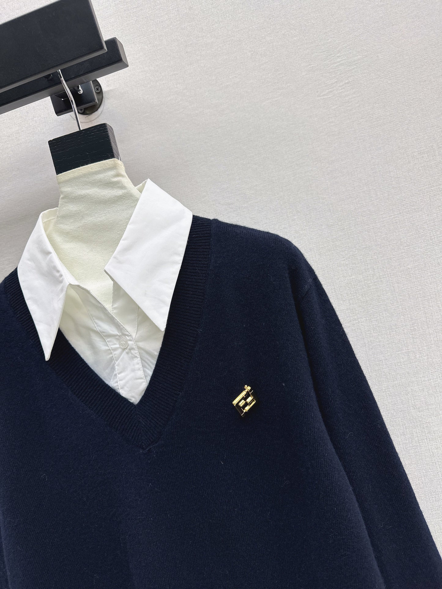 26SS NEW 2in1 knit shirt