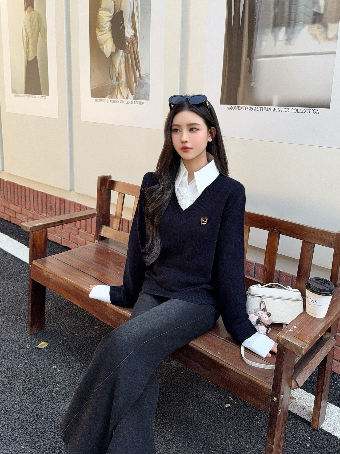 26SS NEW 2in1 knit shirt