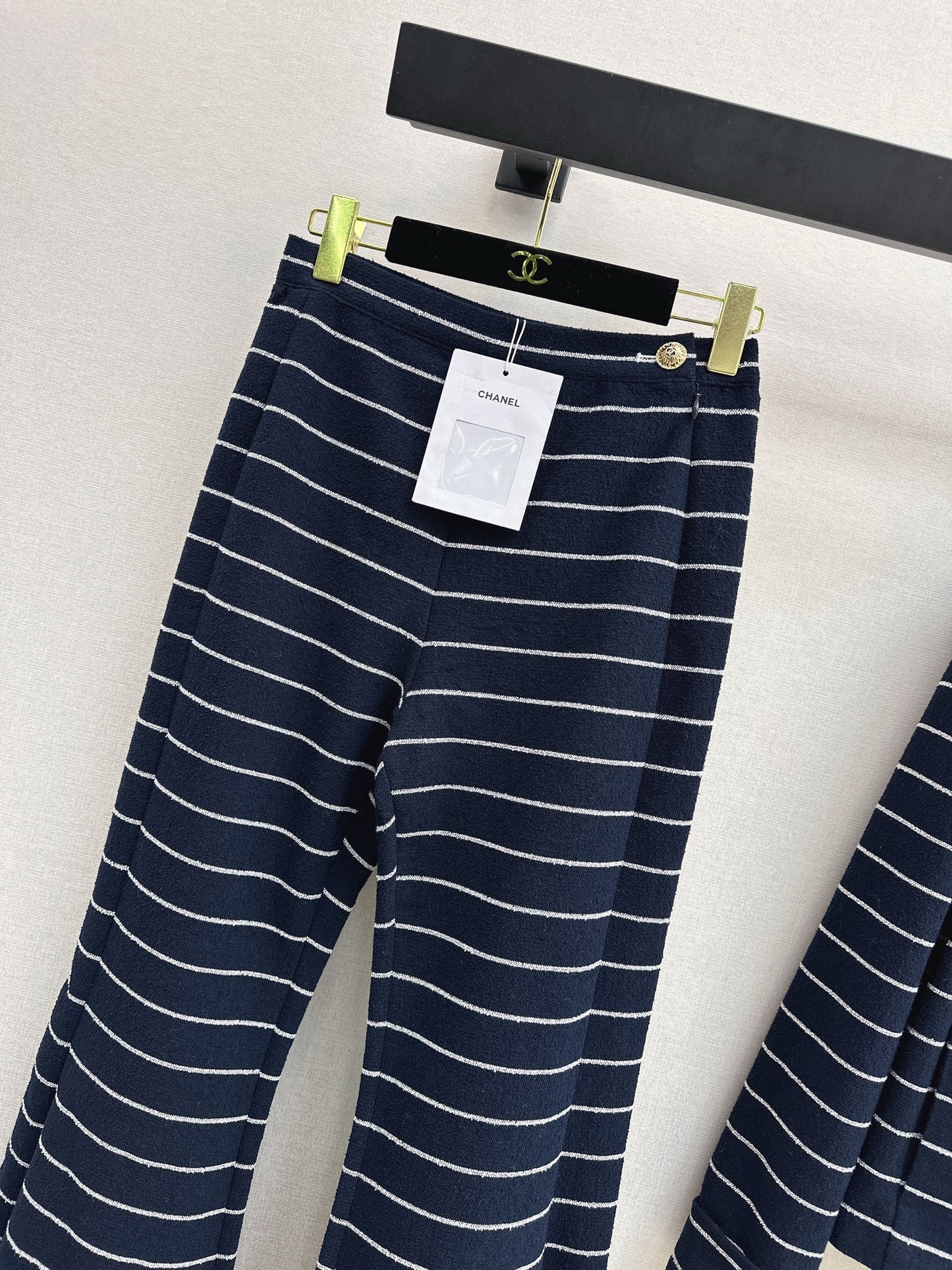 26SS NEW stripe flared pants