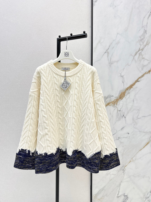 26SS NEW color block sweater