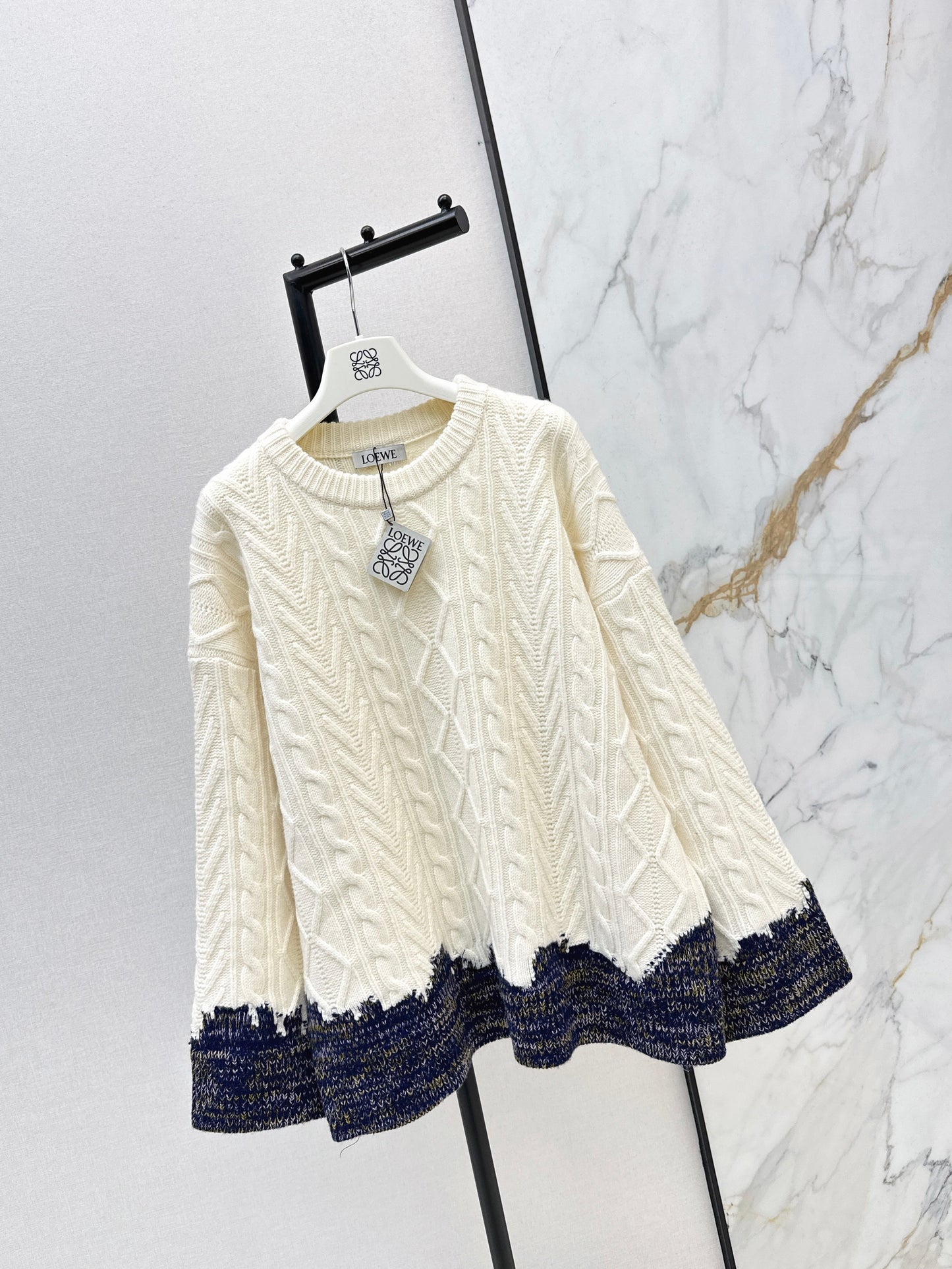 26SS NEW color block sweater