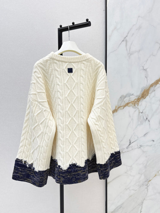 26SS NEW color block sweater