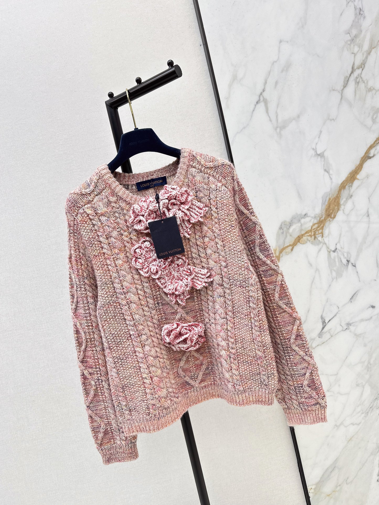 26SS NEW 3d floral sweater