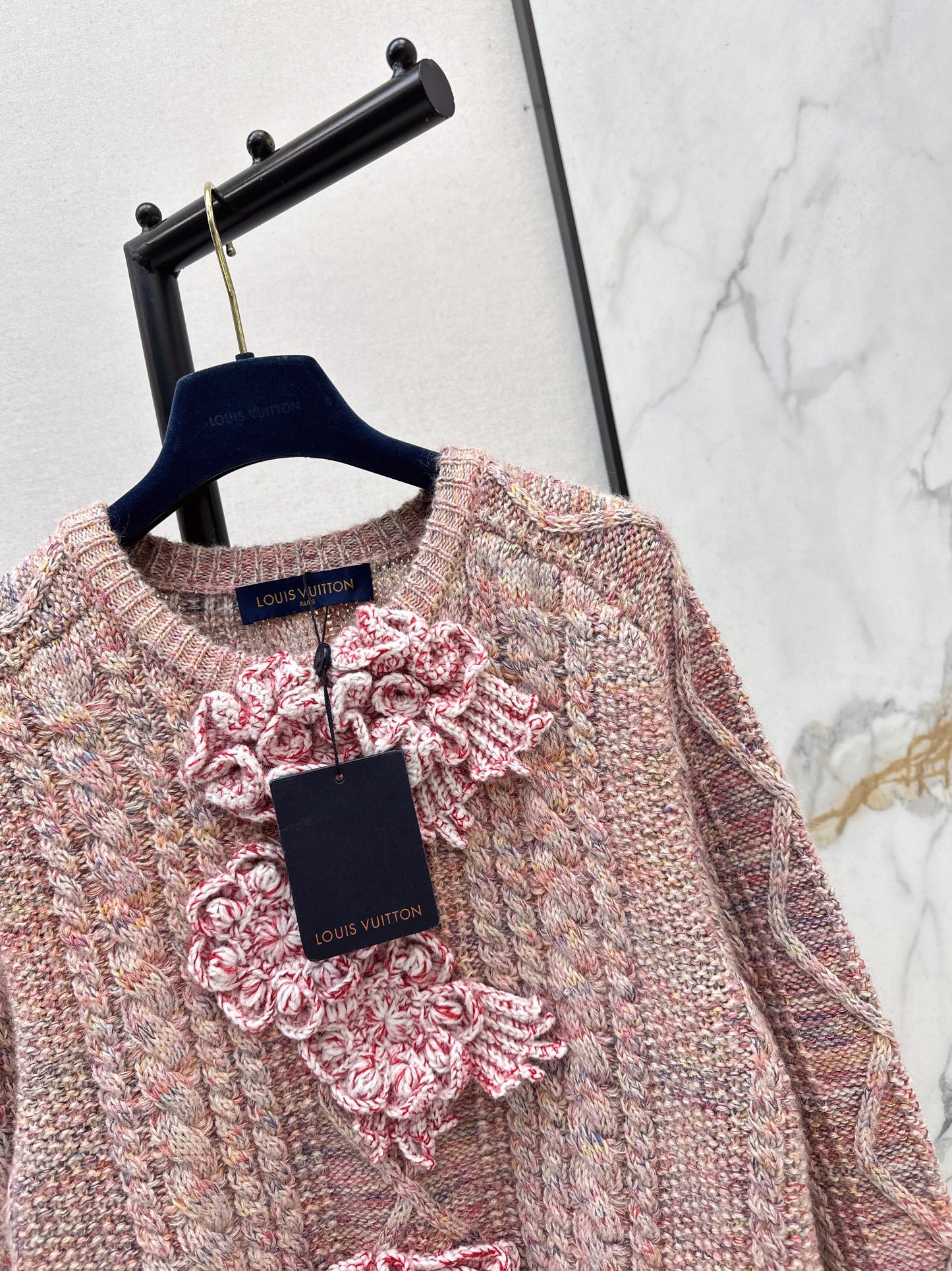 26SS NEW 3d floral sweater
