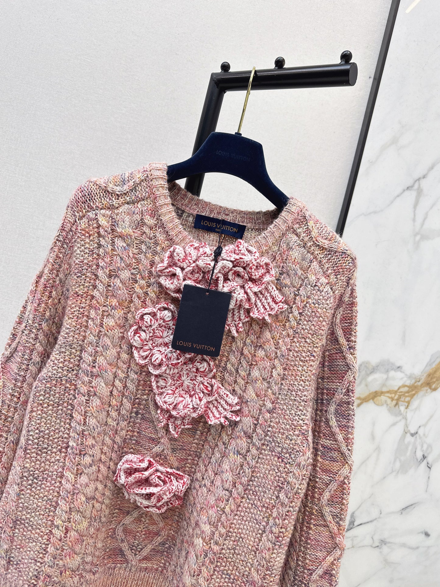 26SS NEW 3d floral sweater