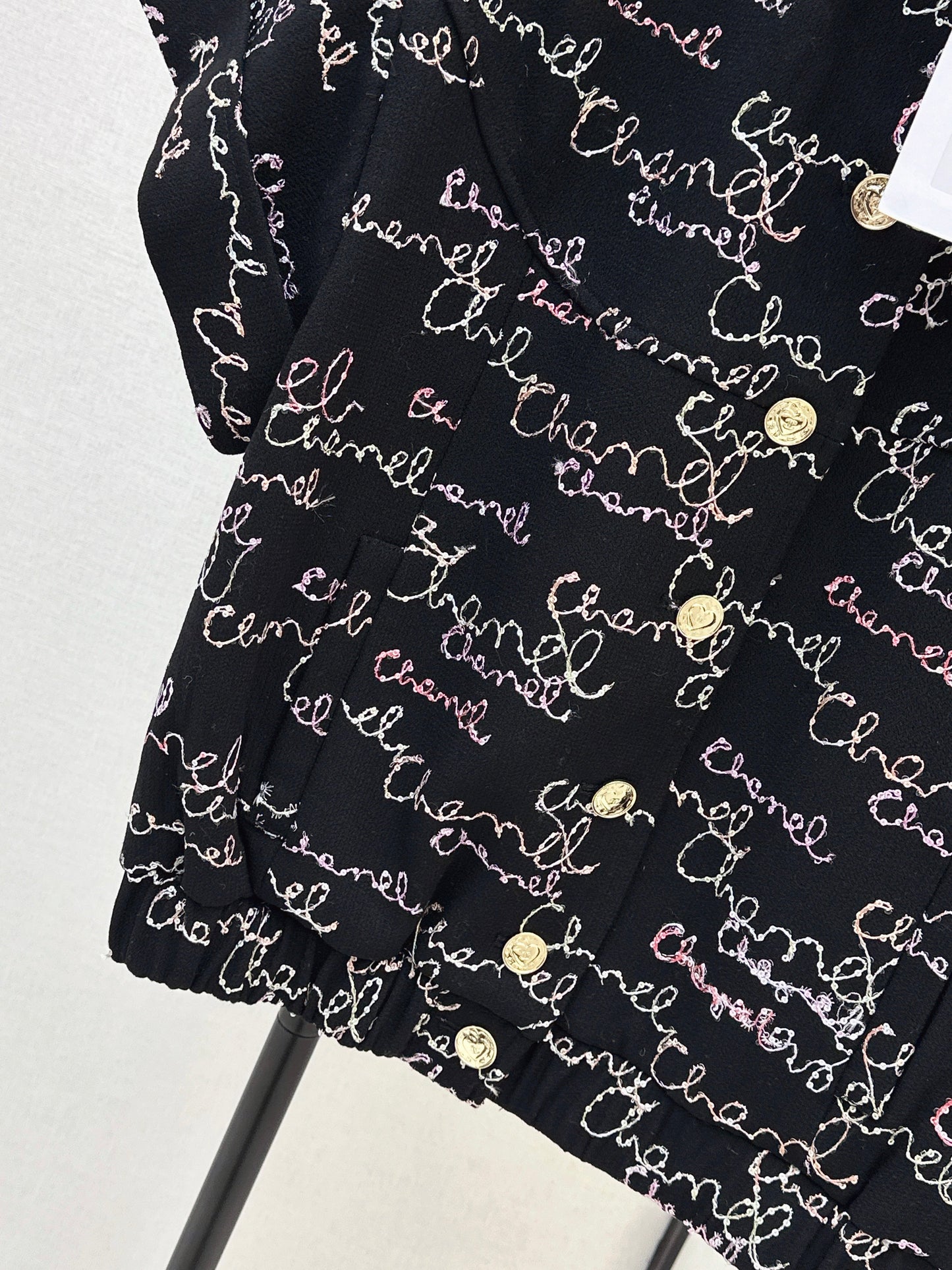 26SS NEW sequin embroidery vest jacket