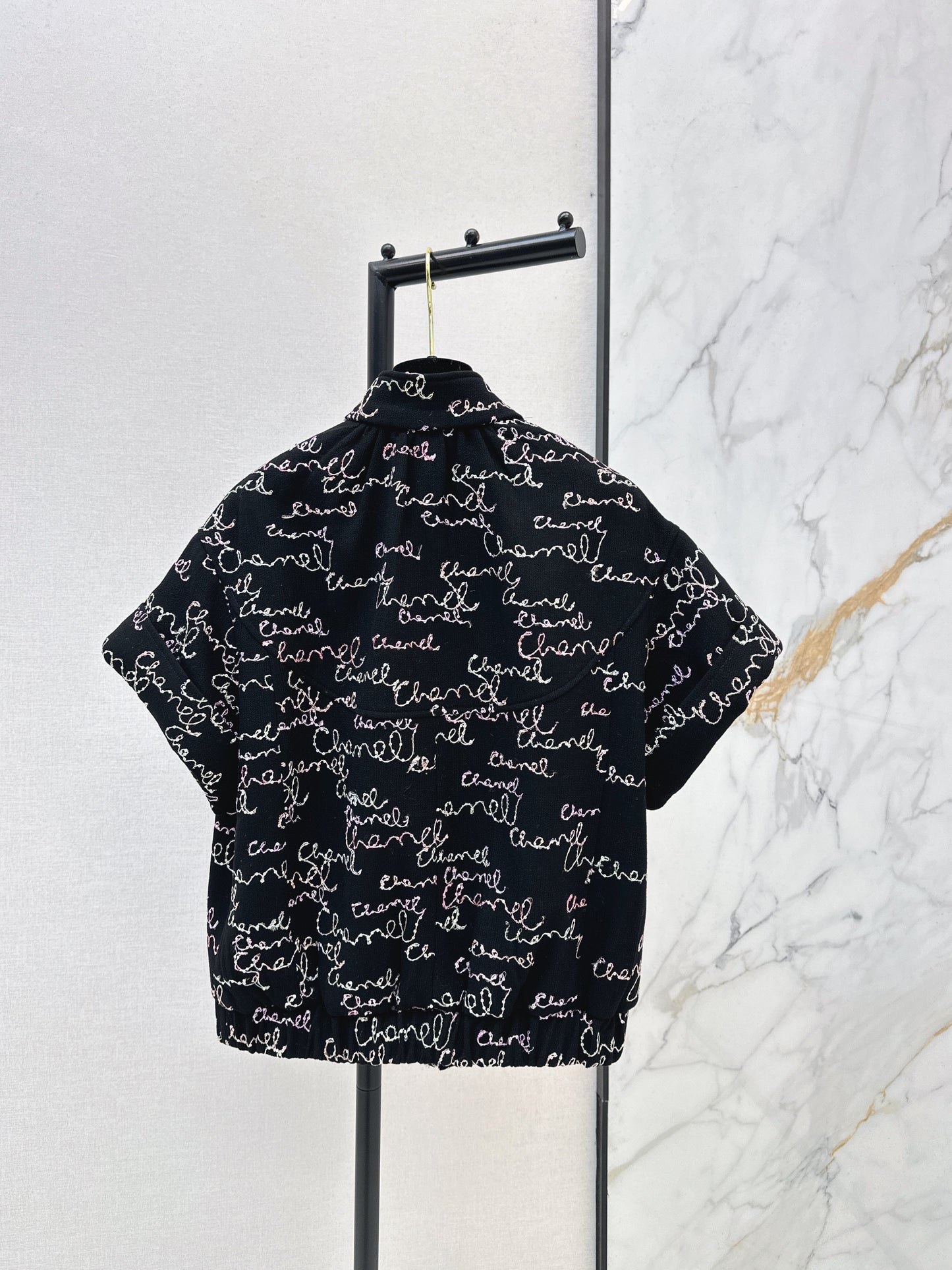 26SS NEW sequin embroidery vest jacket