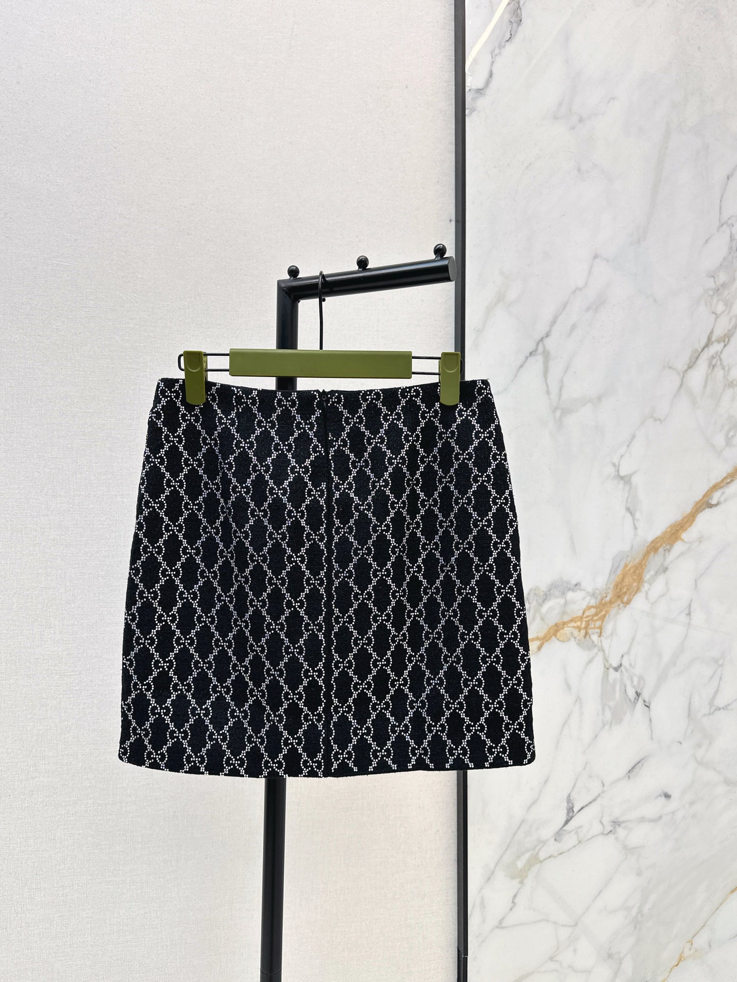 26SS NEW rhinestone skirt