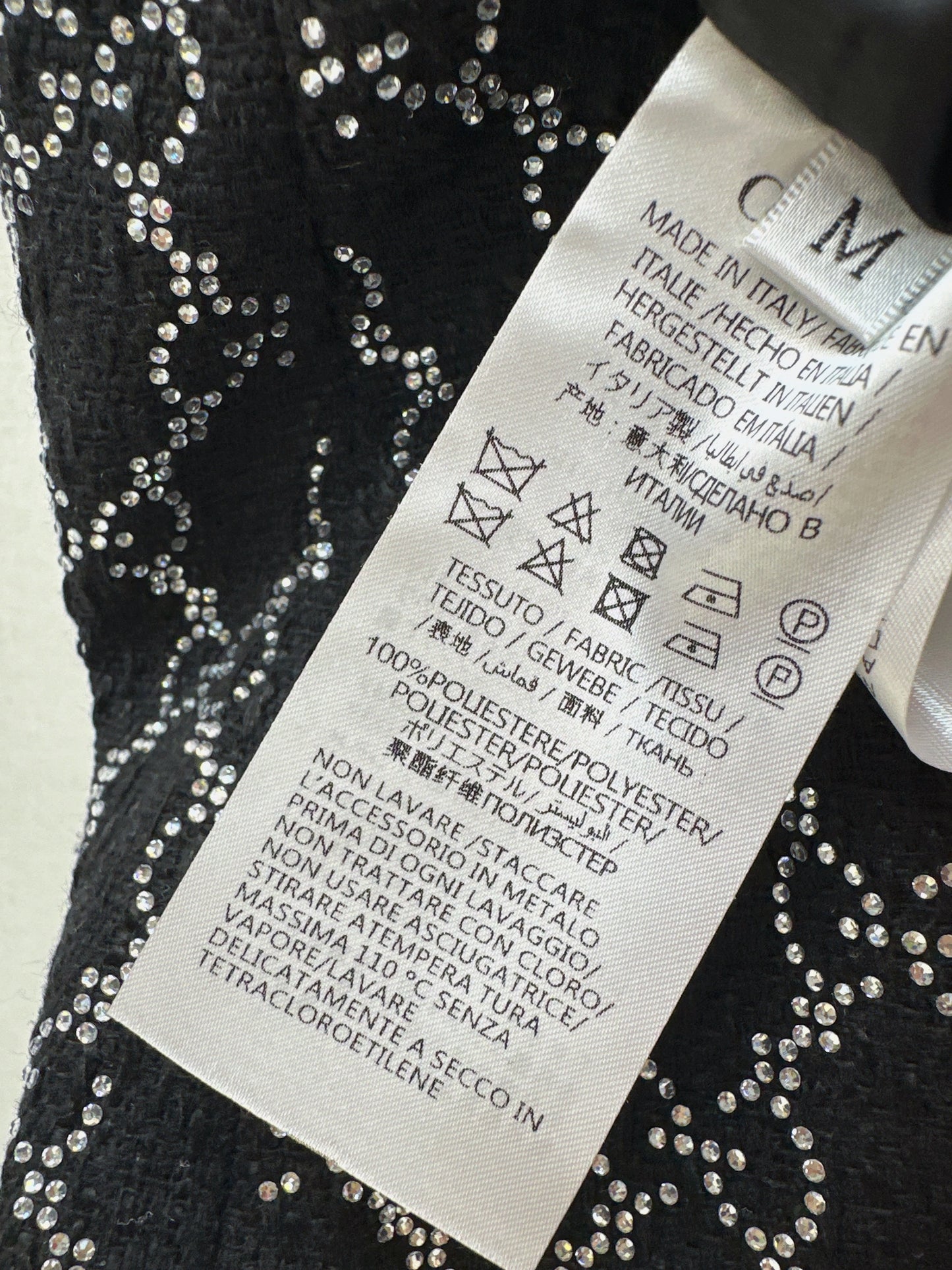 26SS NEW rhinestone skirt