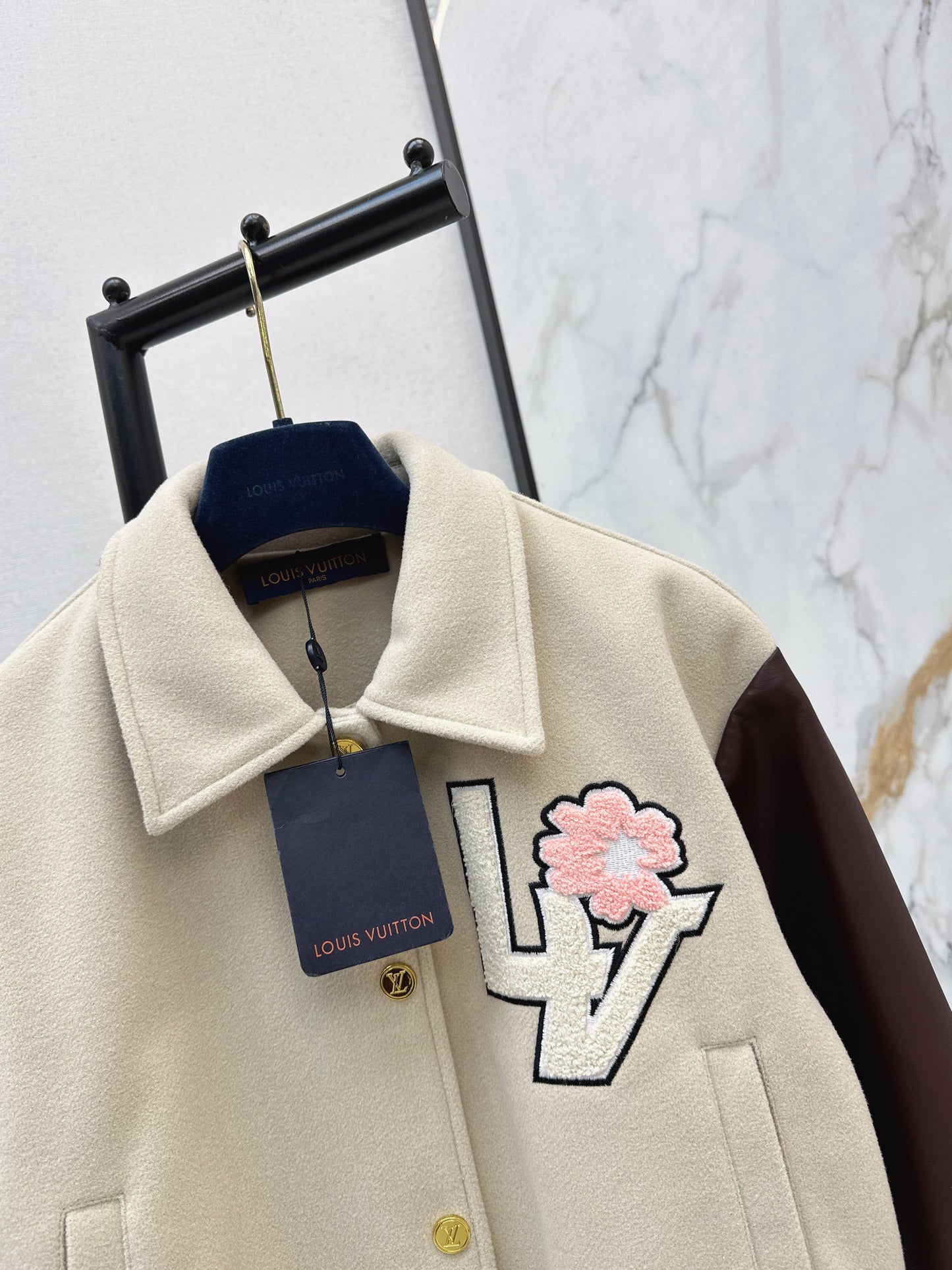 26SS NEW contract leather bomber jacket