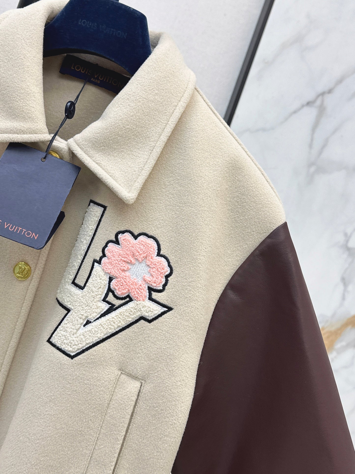 26SS NEW contract leather bomber jacket