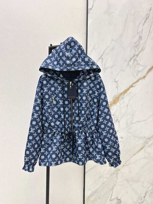 26SS NEW hooded drawstring jacket