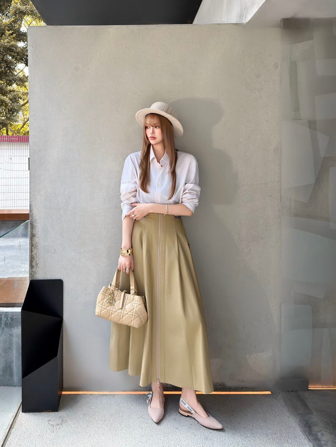 26SS NEW cargo a-line skirt