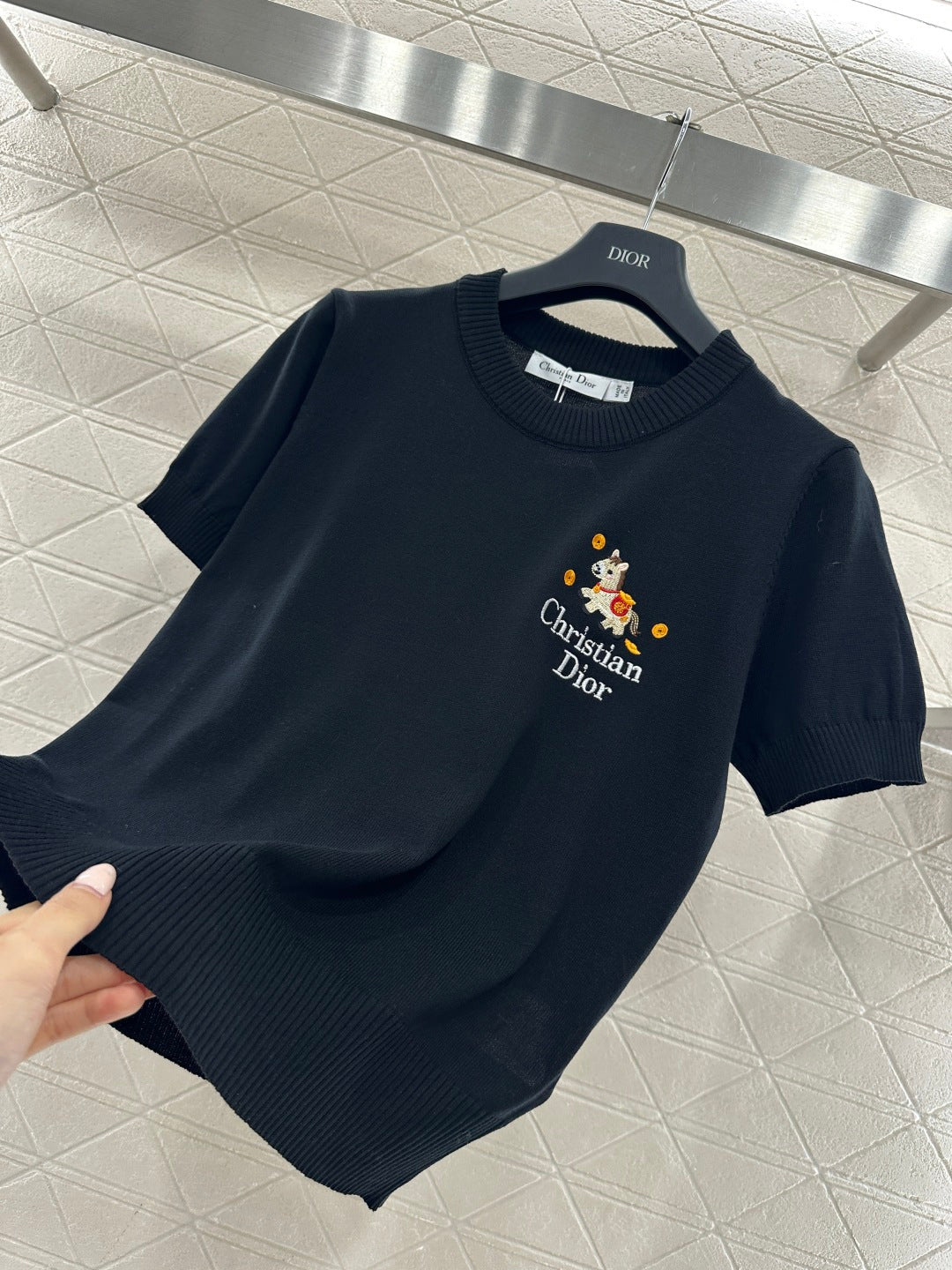 26SS NEW Knitted short-sleeve