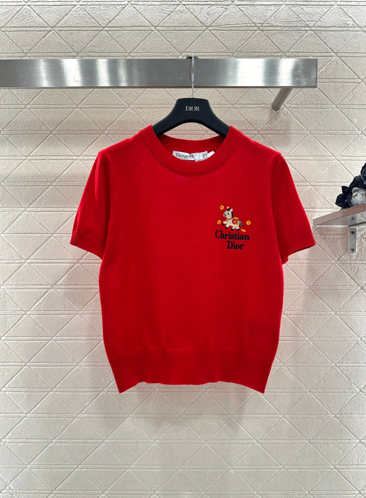26SS NEW Knitted short-sleeve