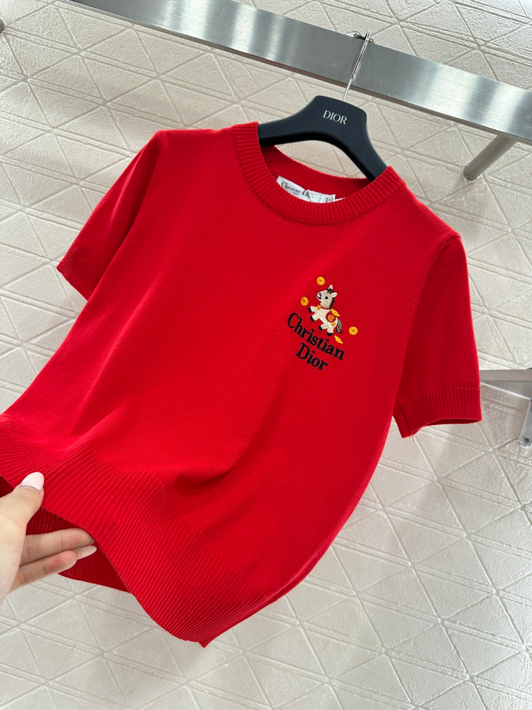 26SS NEW Knitted short-sleeve