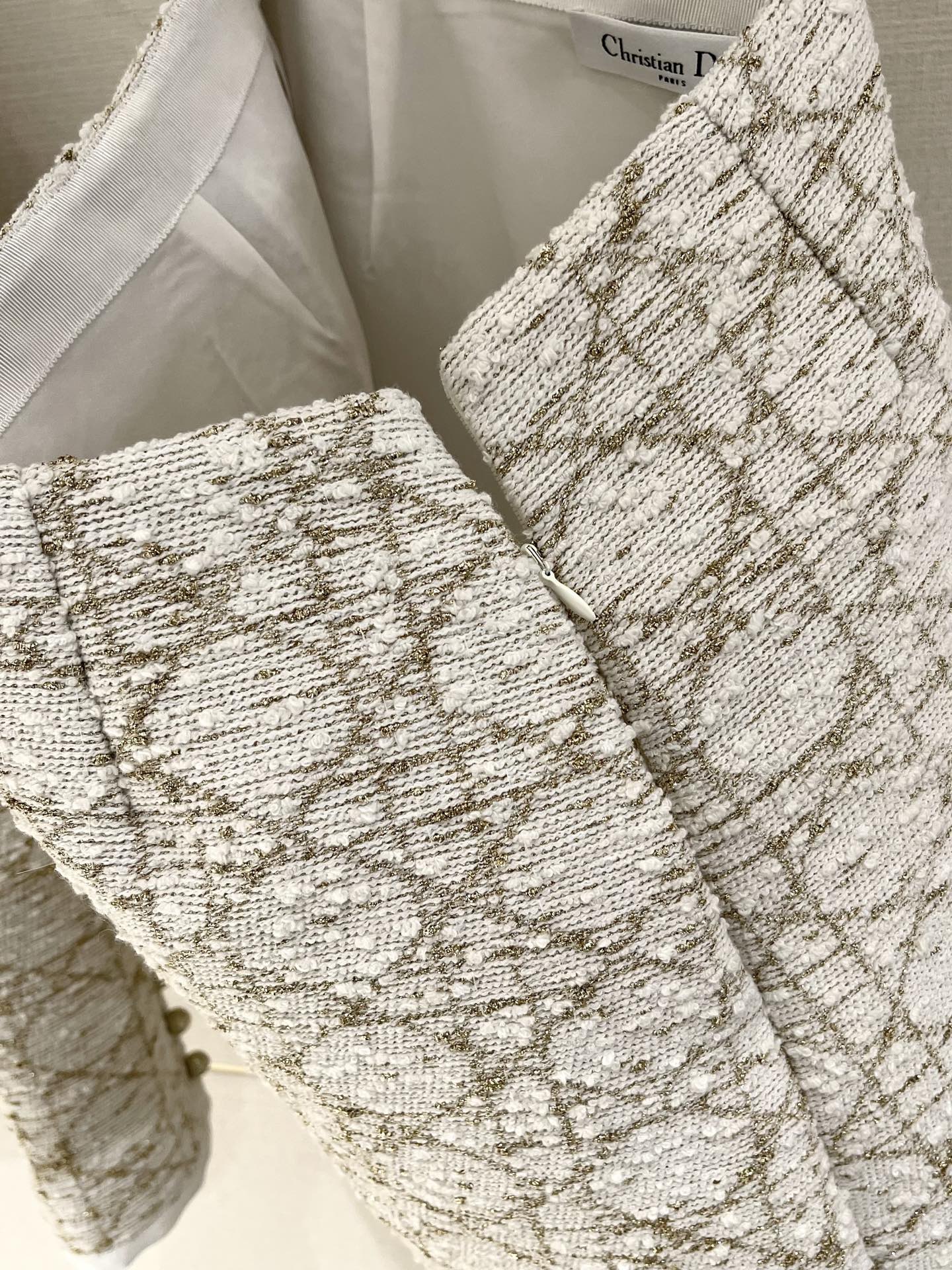 26SS NEW Textured Fabric Skirt