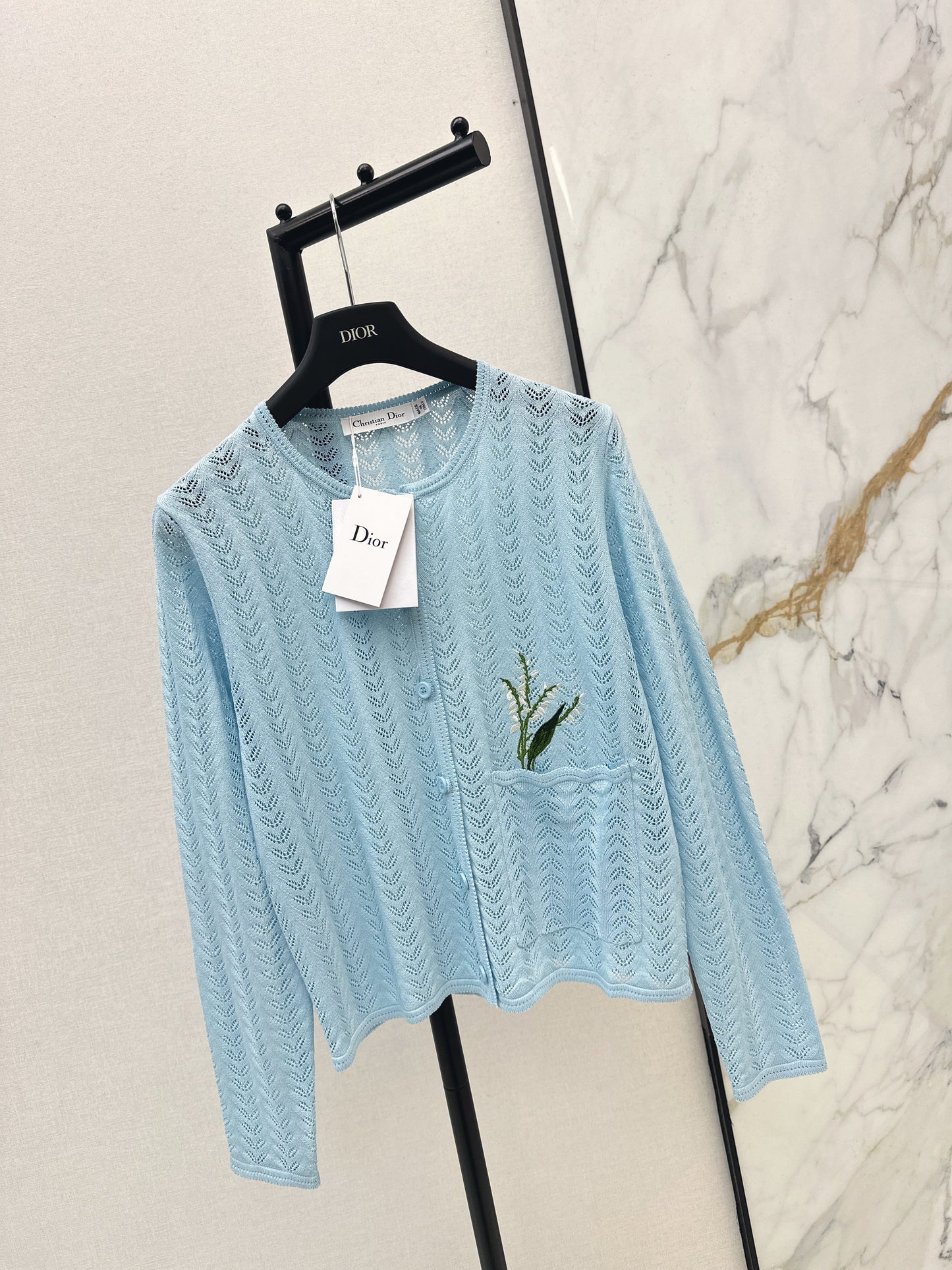 26SS NEW hollow knitted cardigan