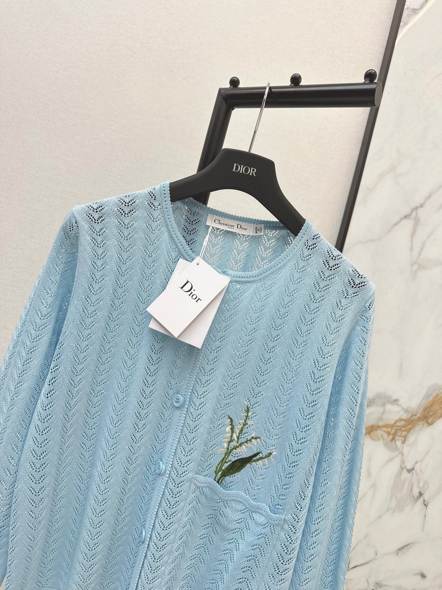 26SS NEW hollow knitted cardigan