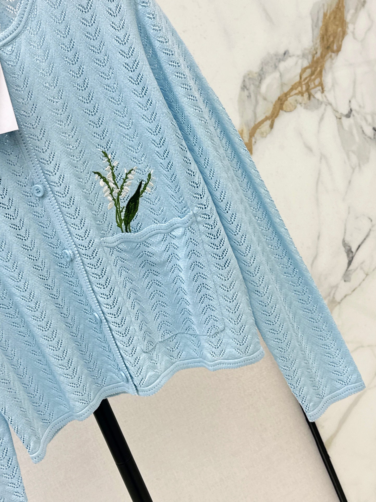 26SS NEW hollow knitted cardigan