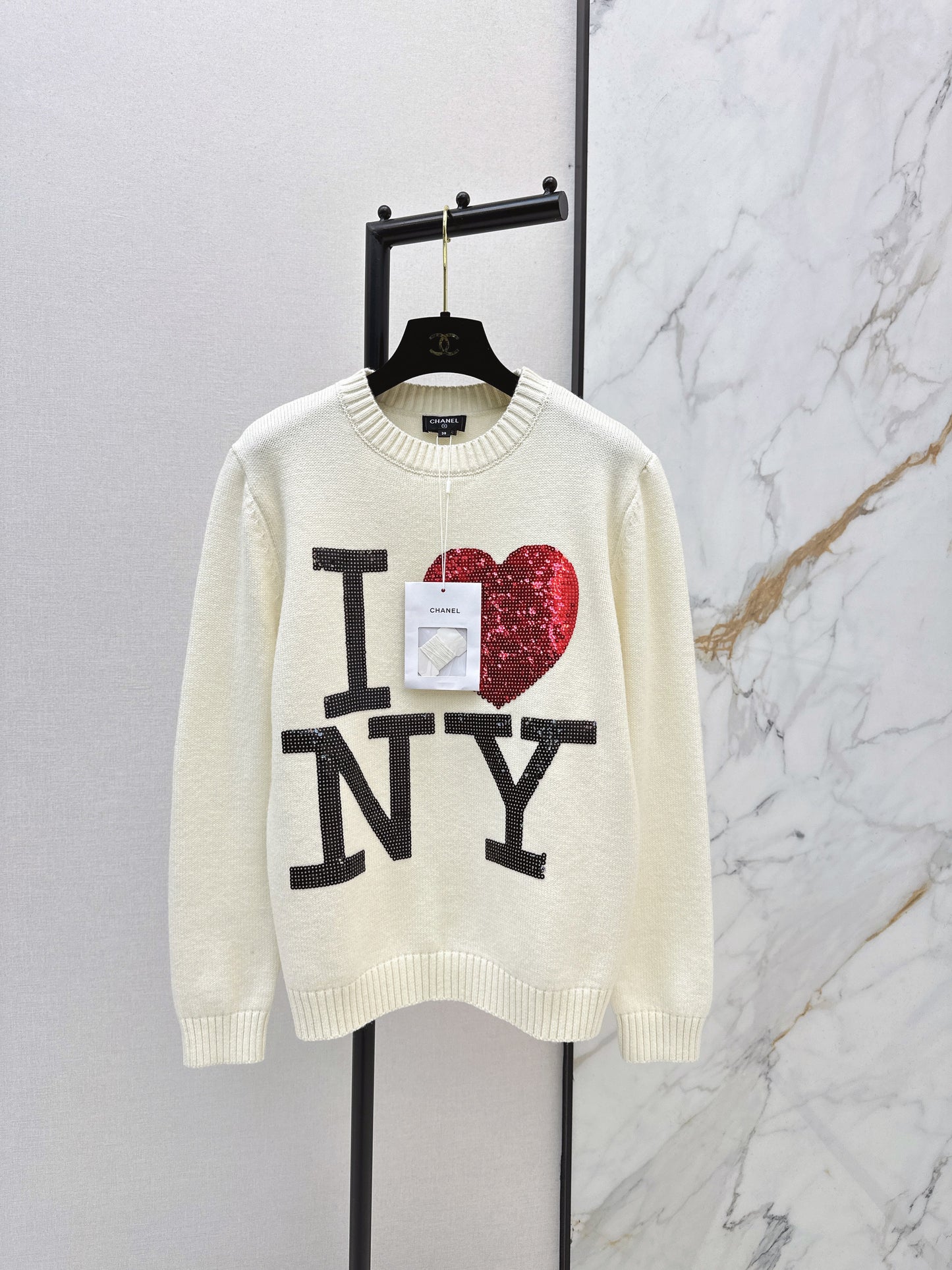26SS NEW sequin knit sweater