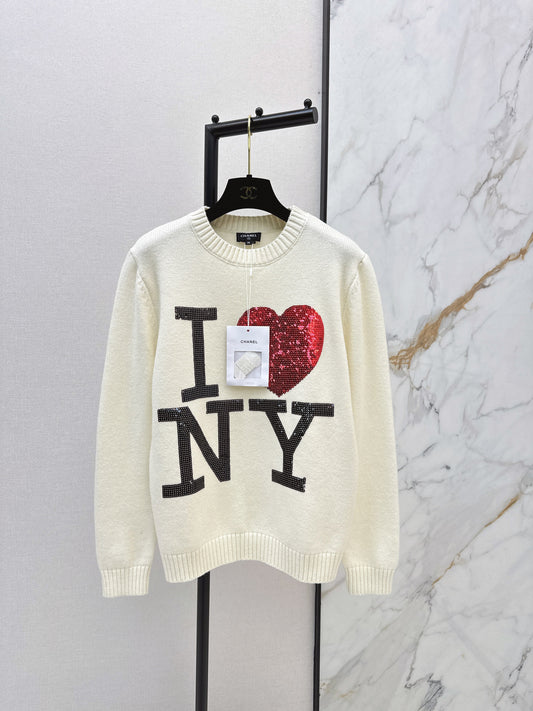 26SS NEW sequin knit sweater