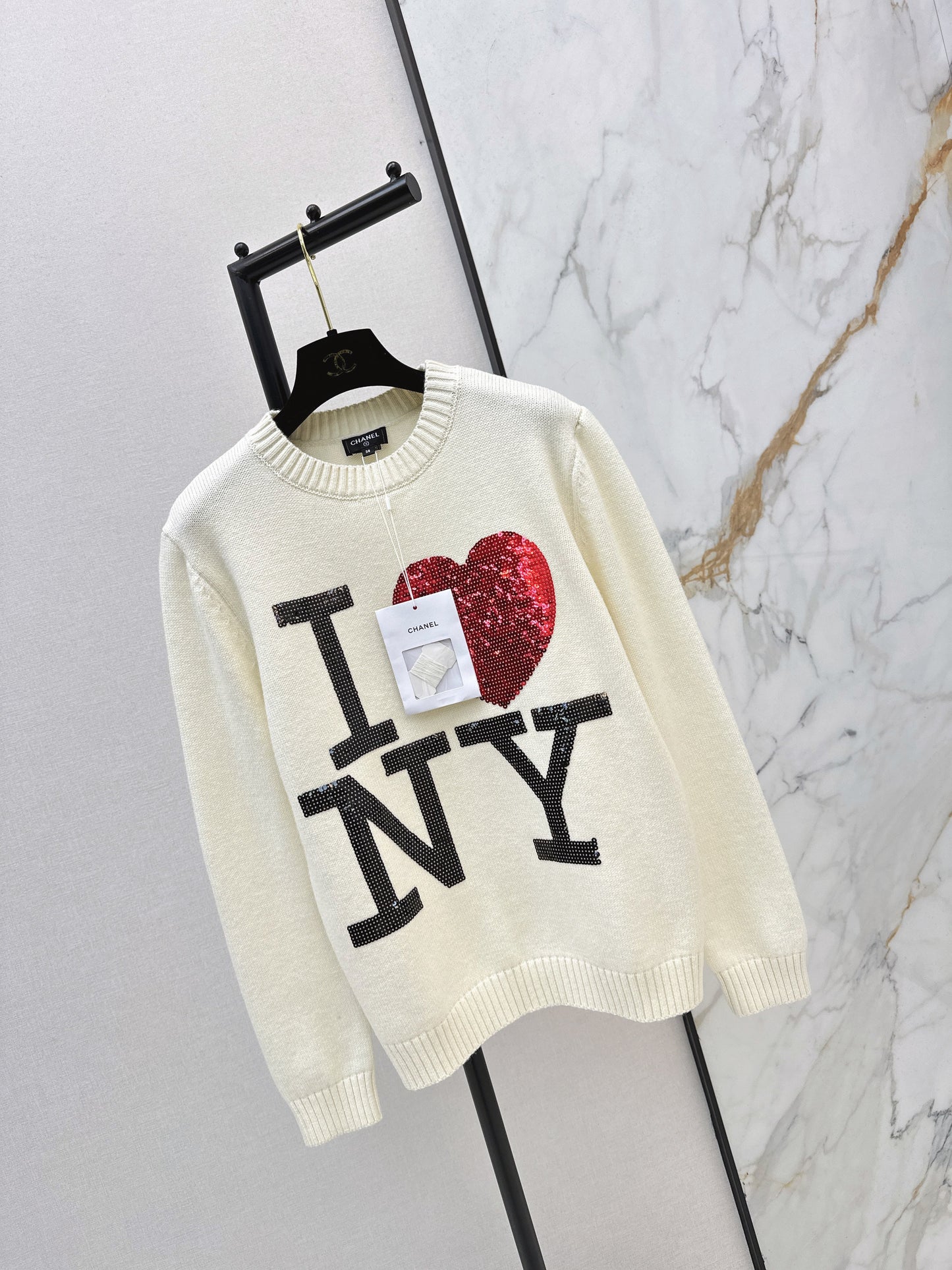 26SS NEW sequin knit sweater