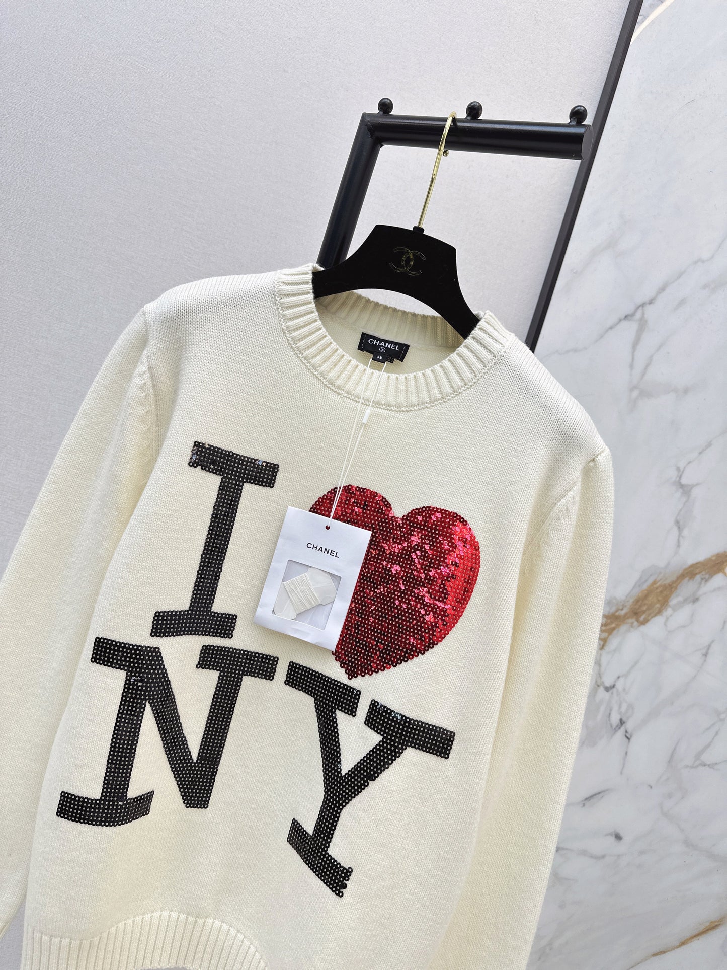 26SS NEW sequin knit sweater