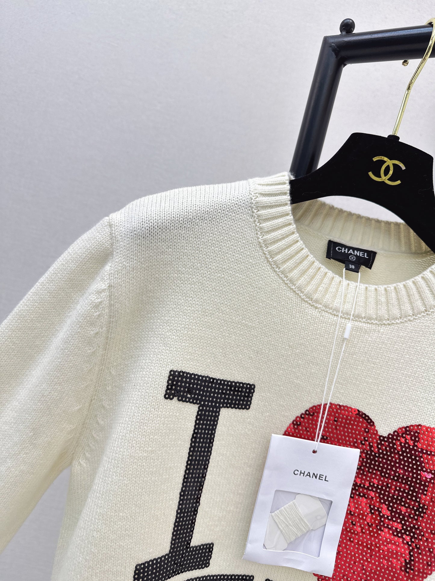 26SS NEW sequin knit sweater