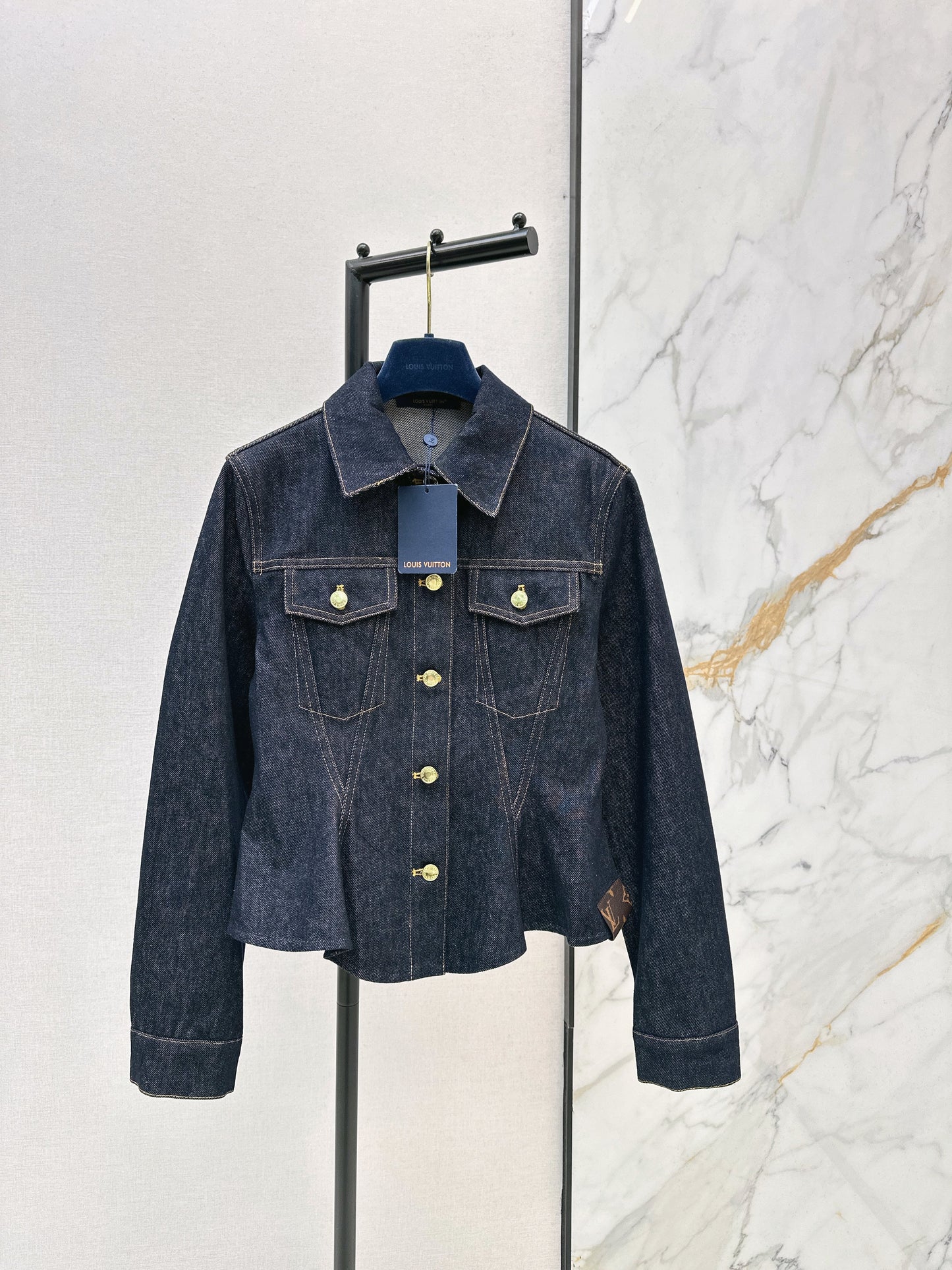 26SS NEW cinched-waist denim jacket