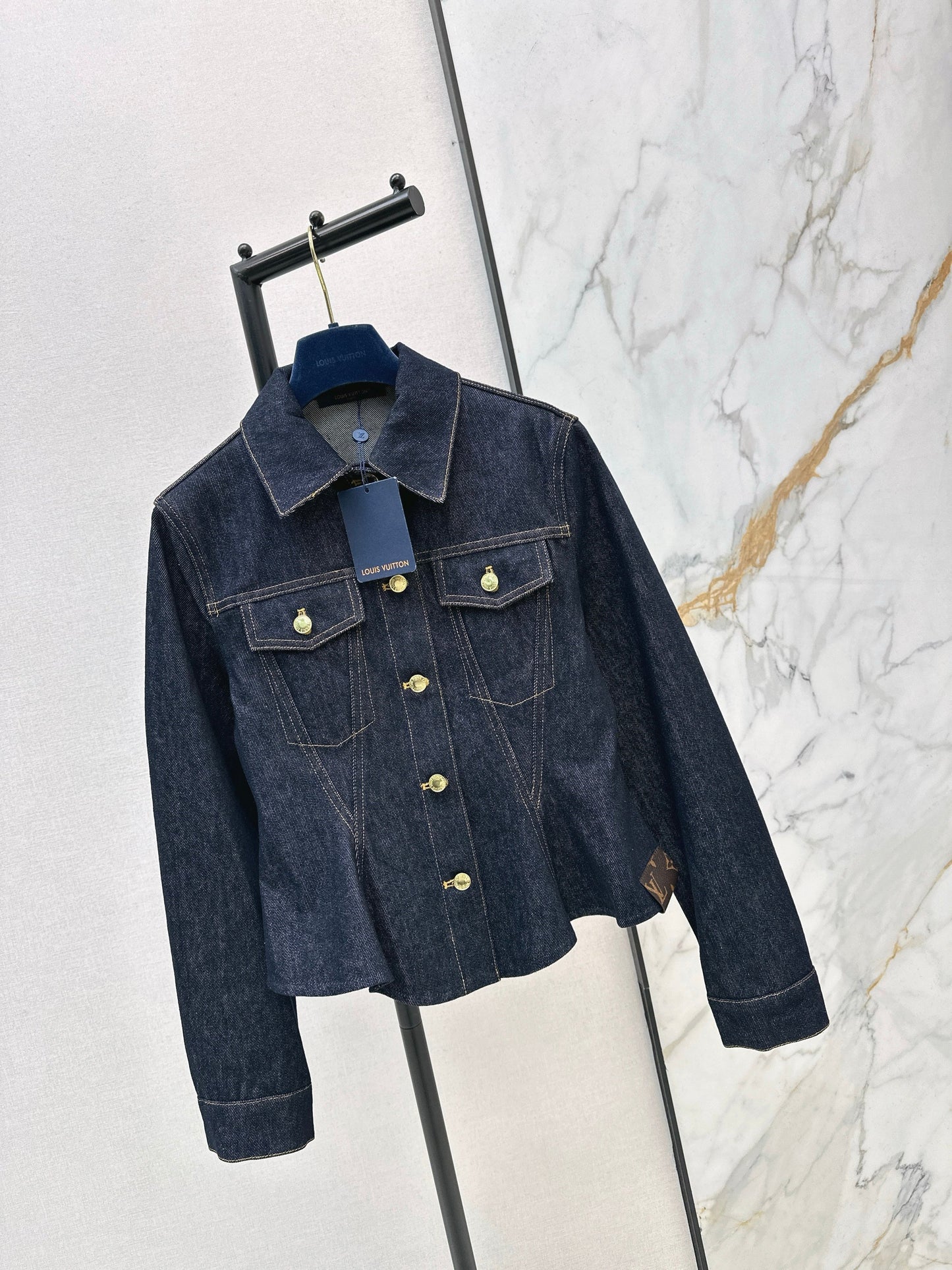 26SS NEW cinched-waist denim jacket
