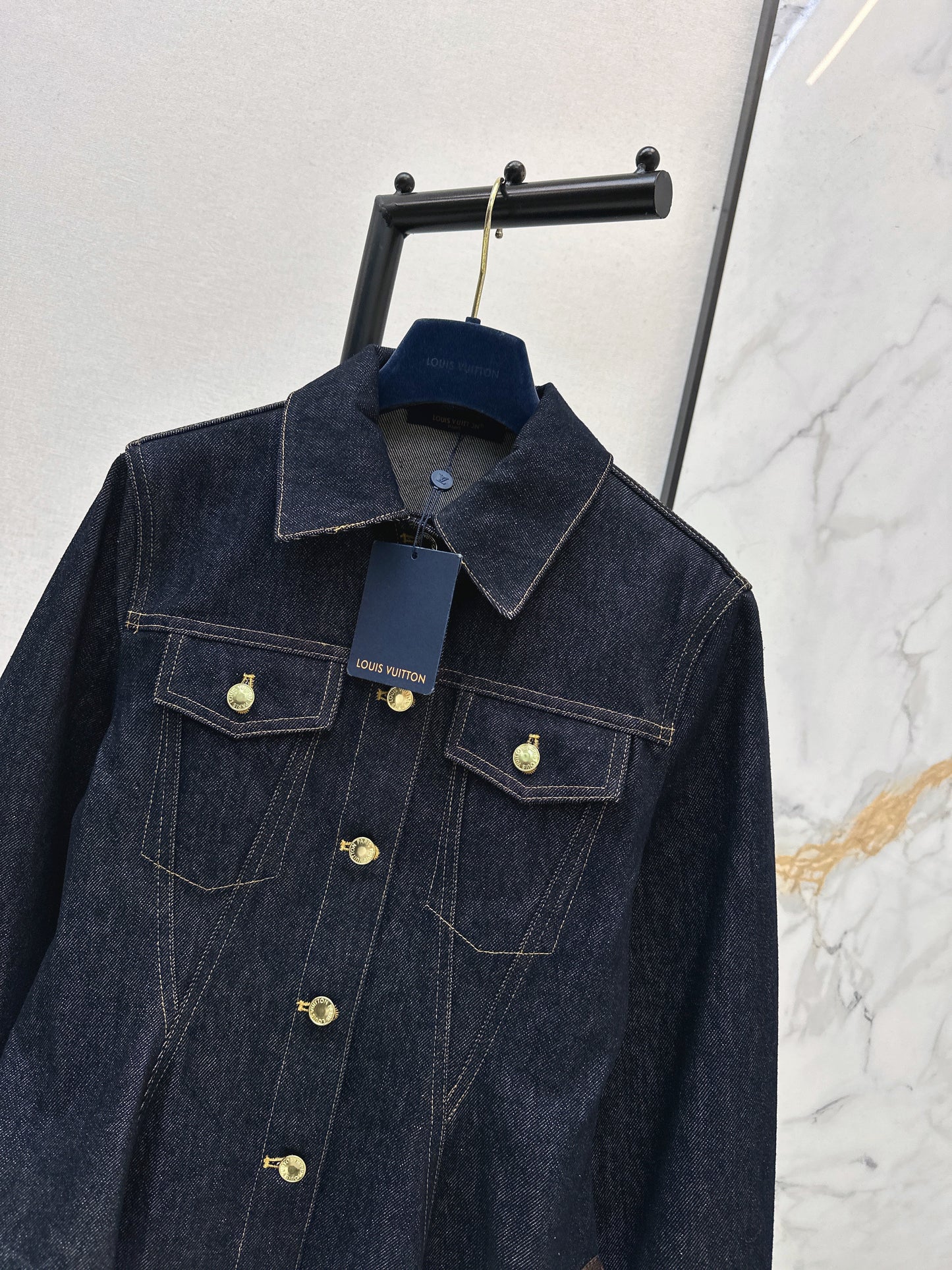 26SS NEW cinched-waist denim jacket