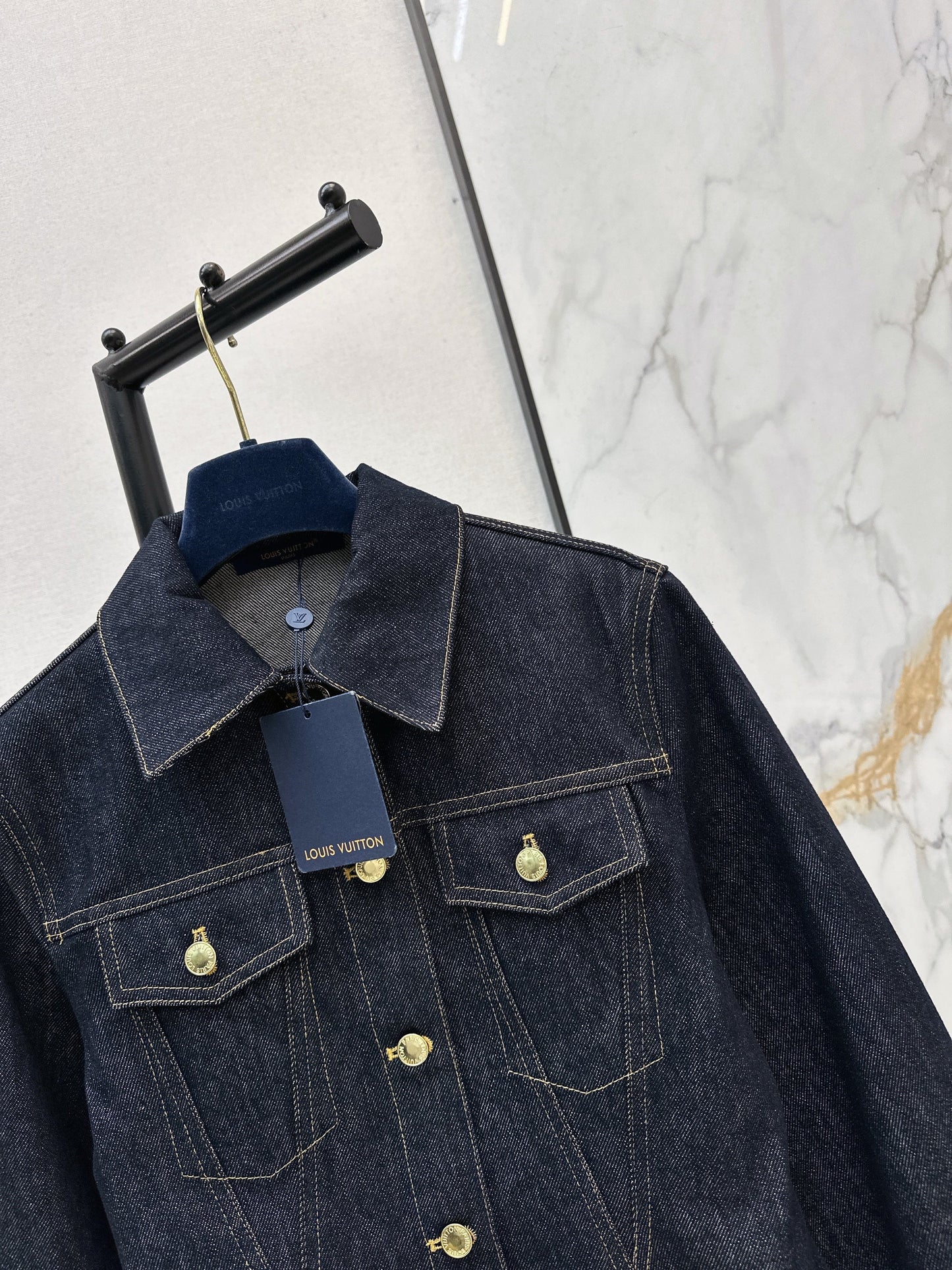26SS NEW cinched-waist denim jacket
