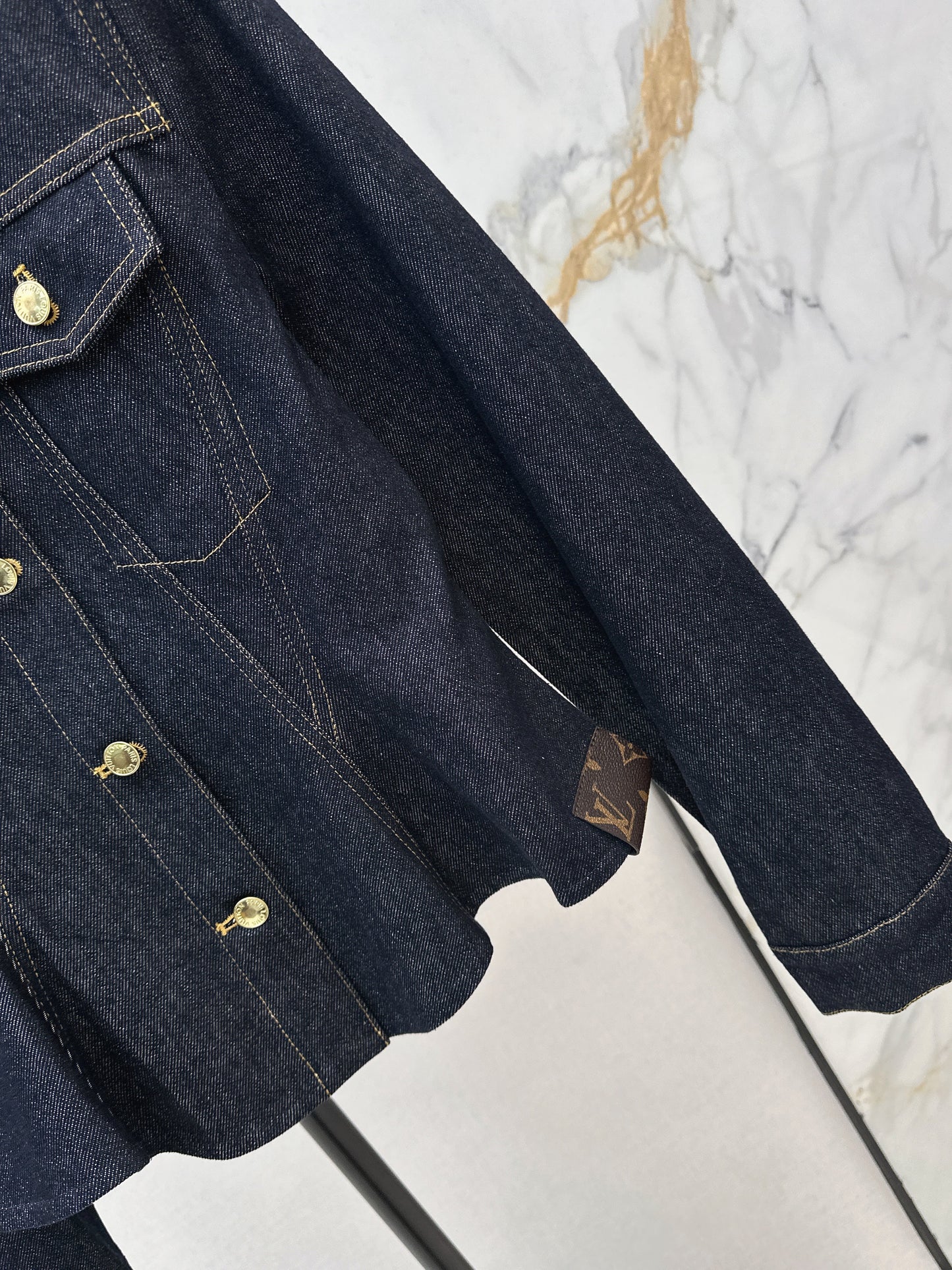 26SS NEW cinched-waist denim jacket