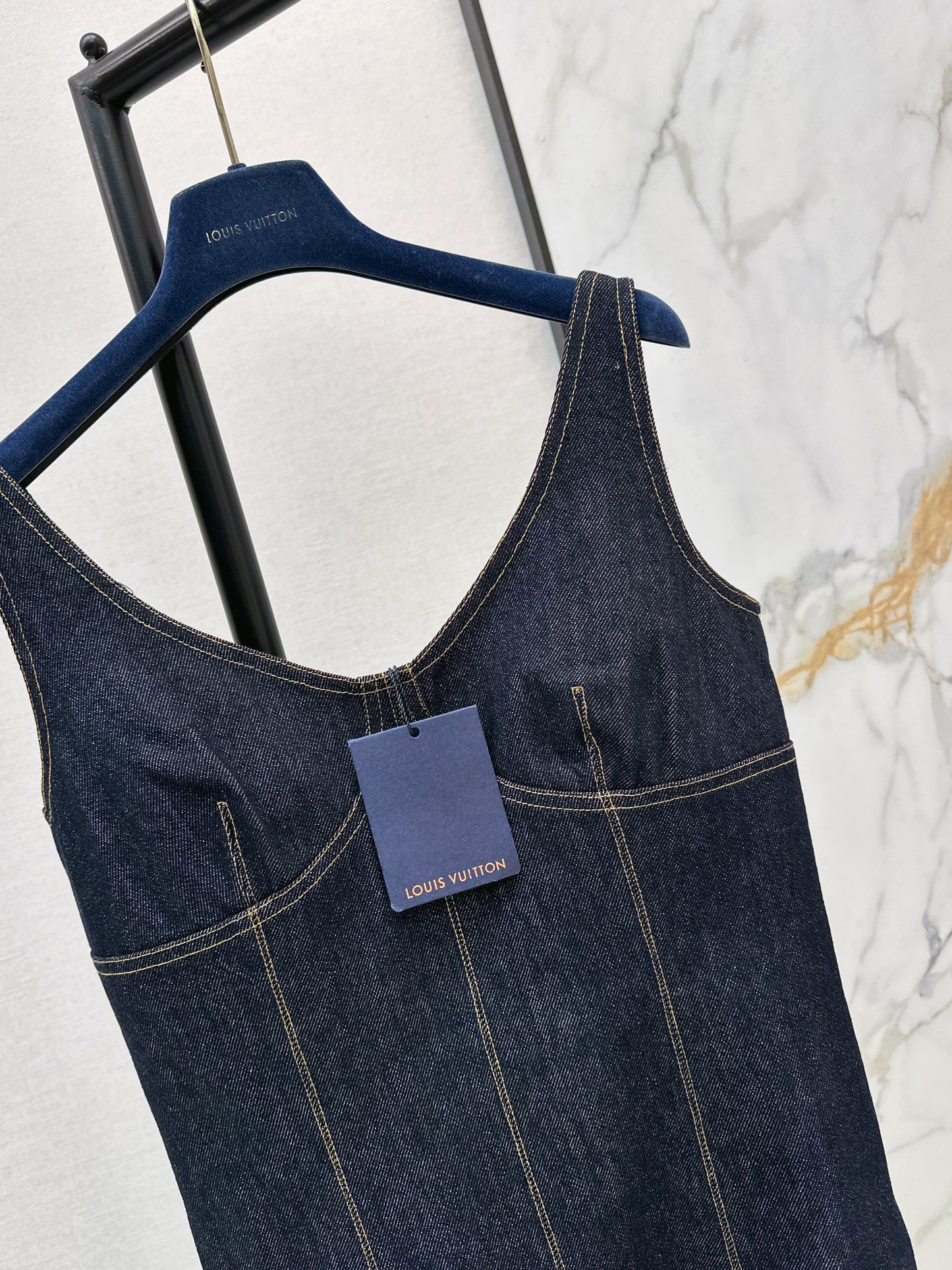 26SS NEW denim slip dress