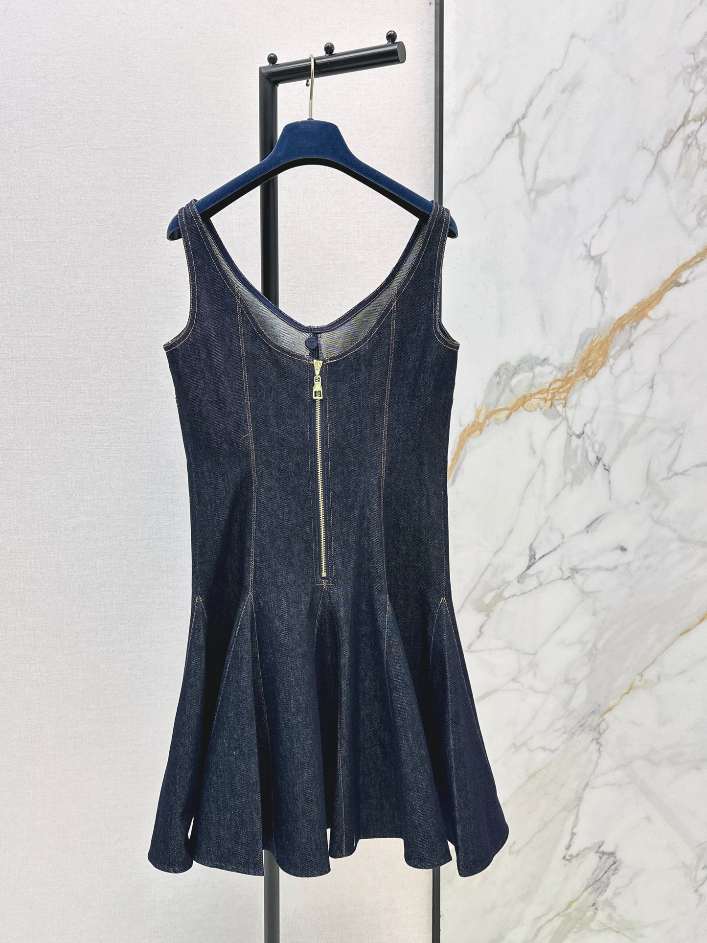26SS NEW denim slip dress