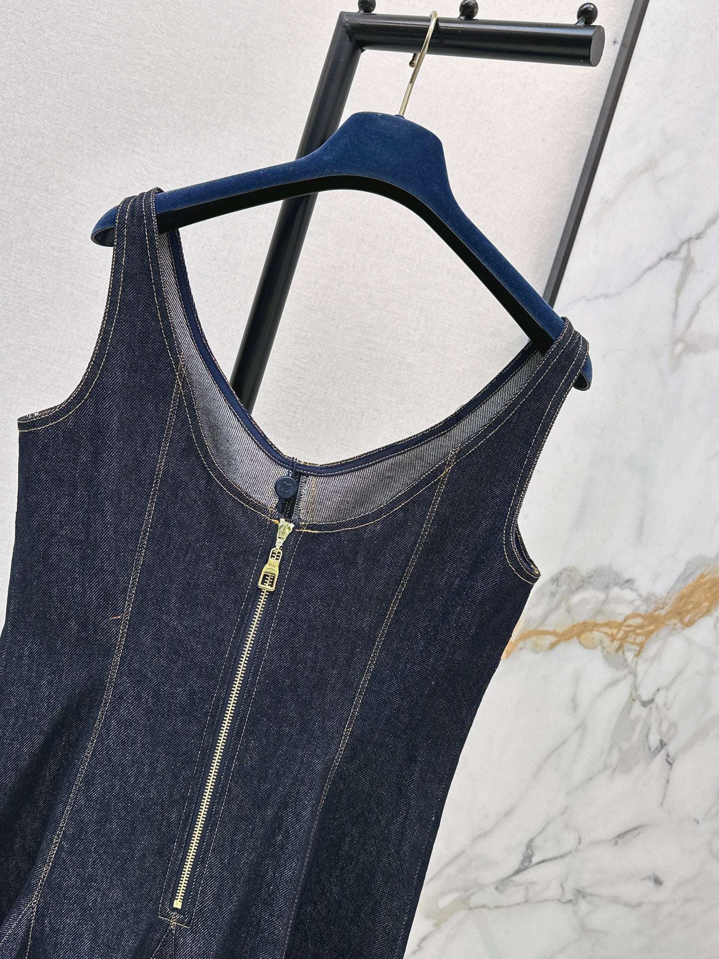 26SS NEW denim slip dress