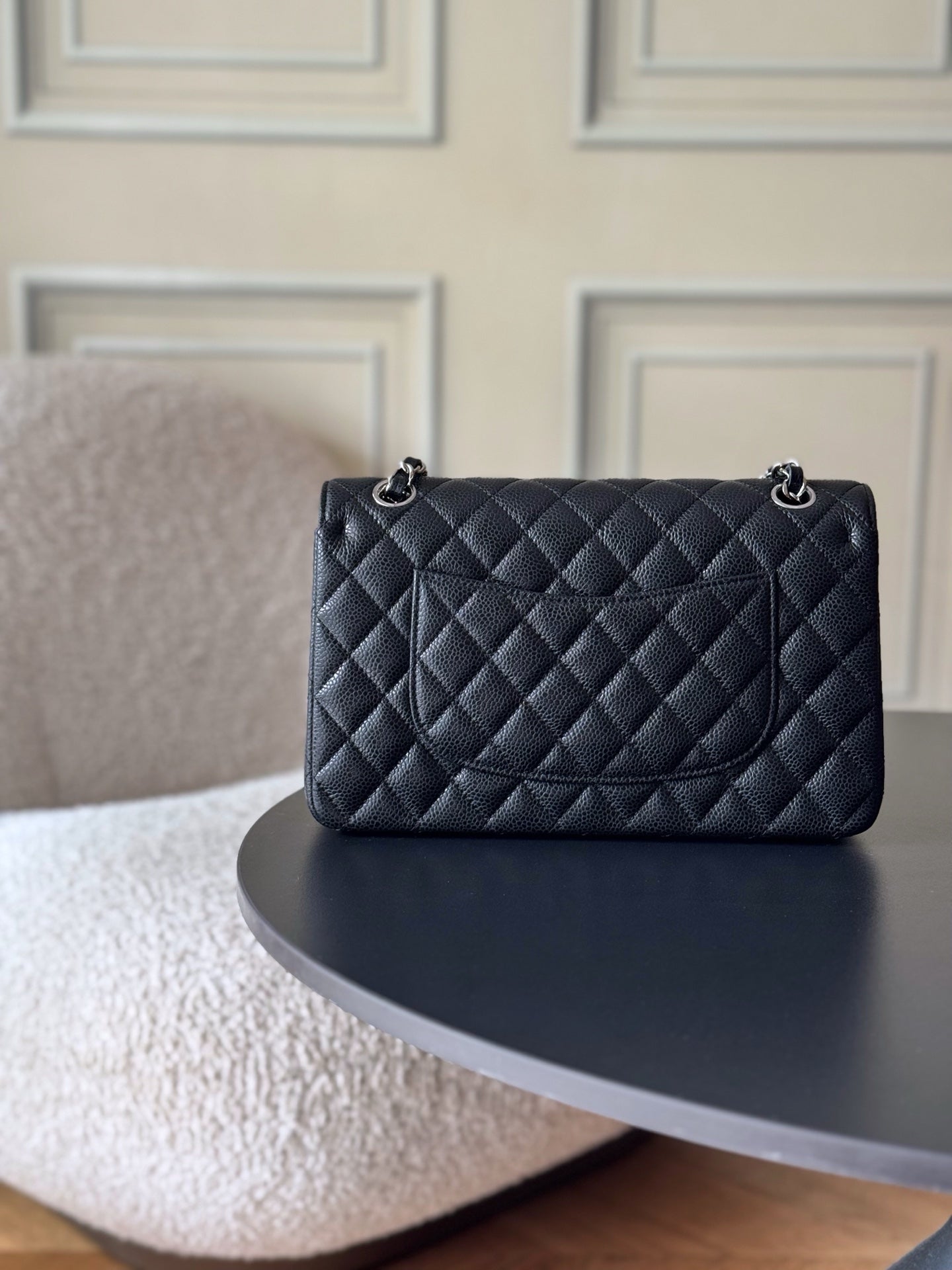 🔥HOT🔥Highest Quality🔥26SS NEW Original Haas large ball caviar lining imported lambskin chain bag