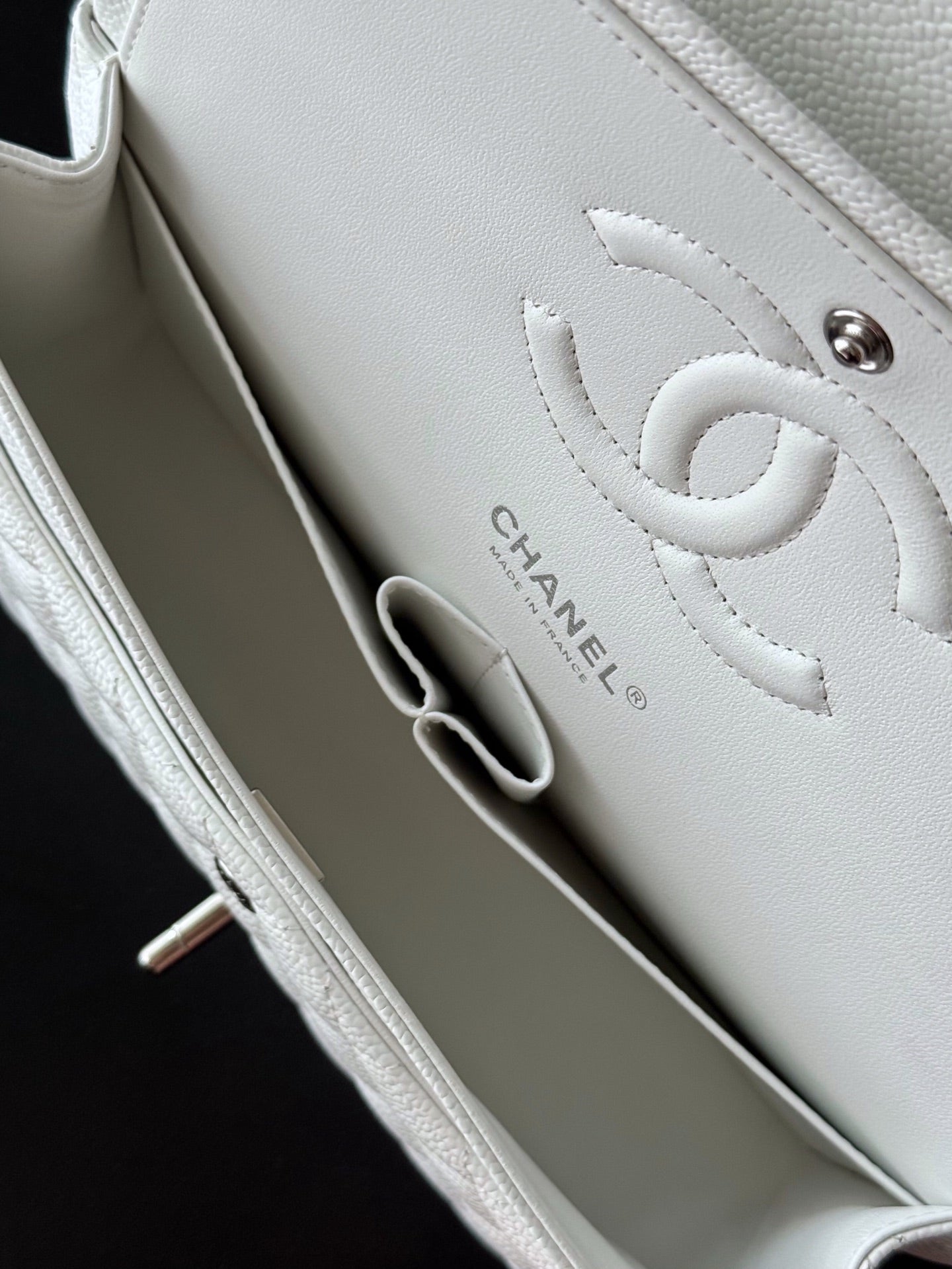 🔥Highest Quality🔥26SS NEW Original Haas large ball caviar lining imported lambskin chain bag