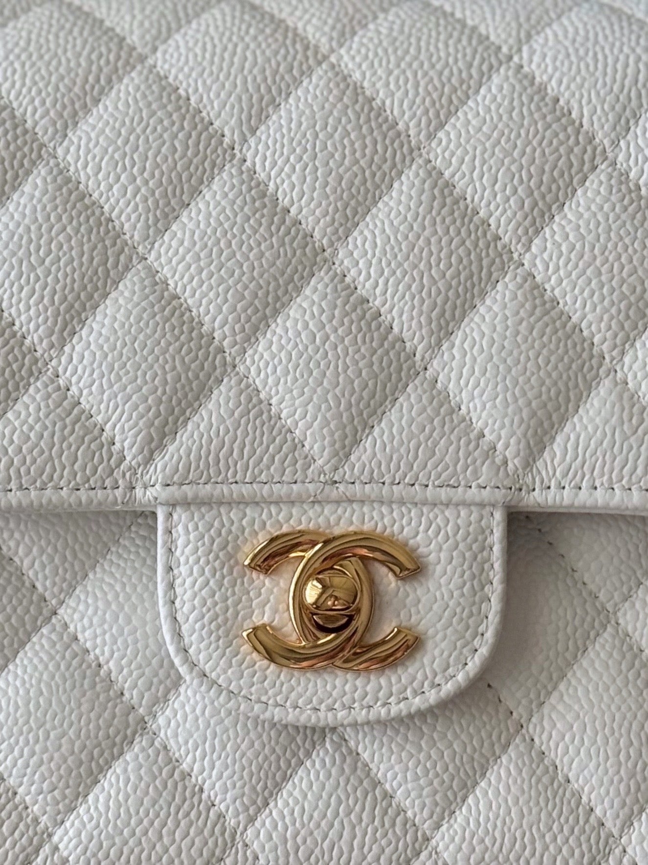 🔥Highest Quality🔥26SS NEW Original Haas large ball caviar lining imported lambskin chain bag