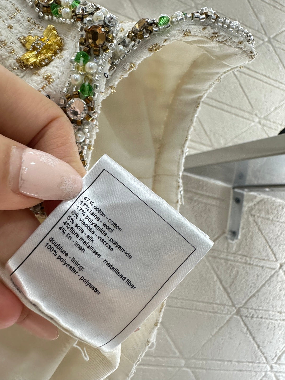 26SS NEW Sequin-Trim Halter Vest