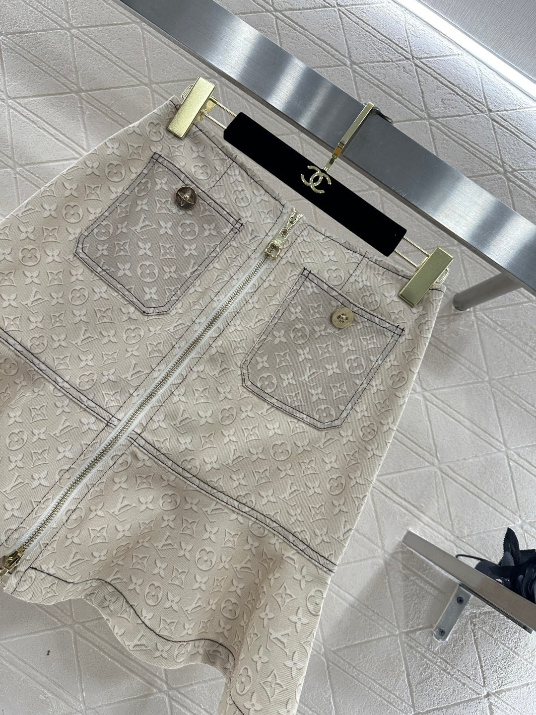 26SS NEW Denim Skirt Set