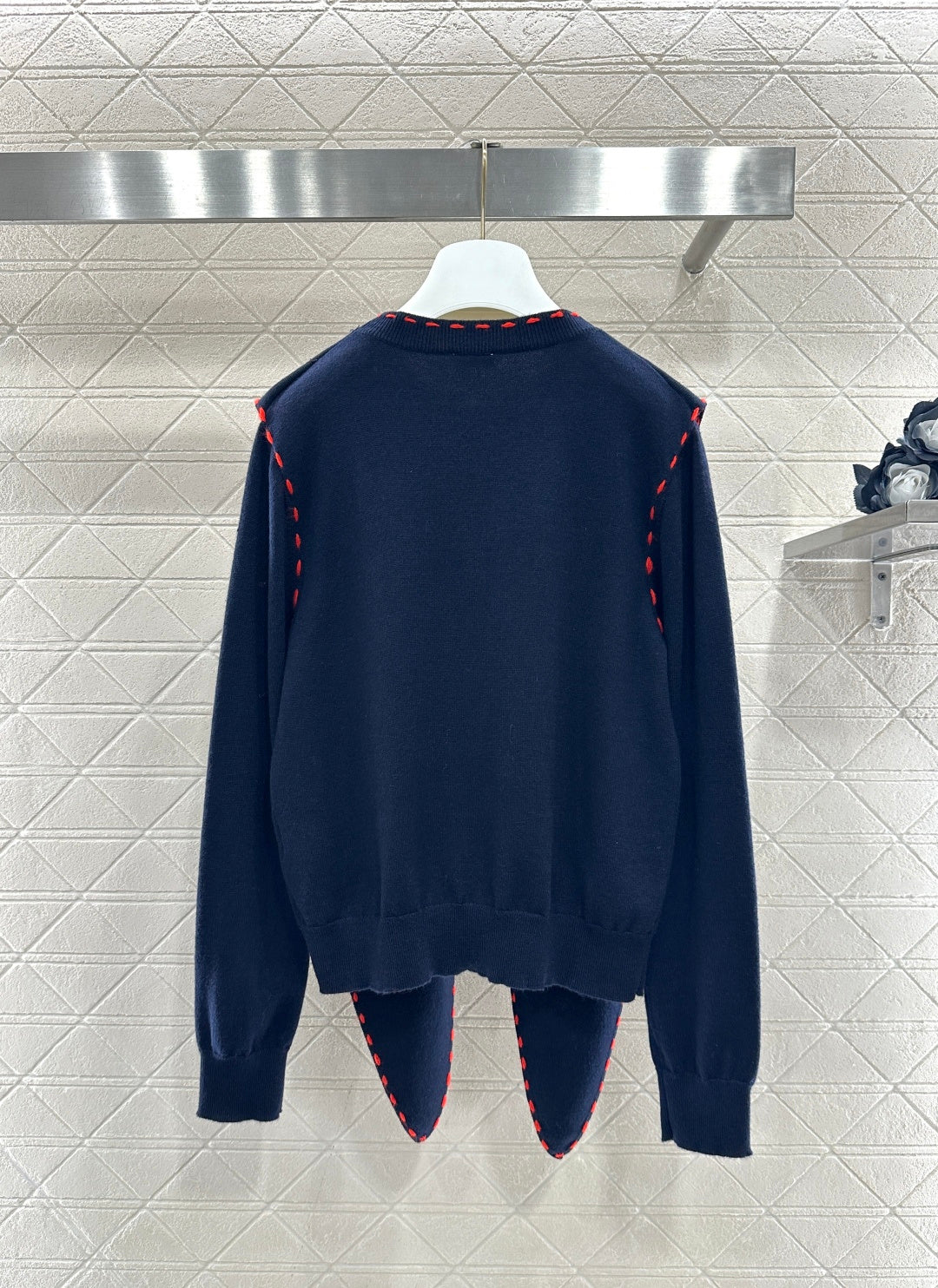 26SS NEW Shawl knit sweater