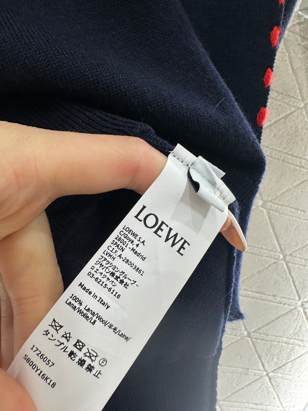 26SS NEW Shawl knit sweater